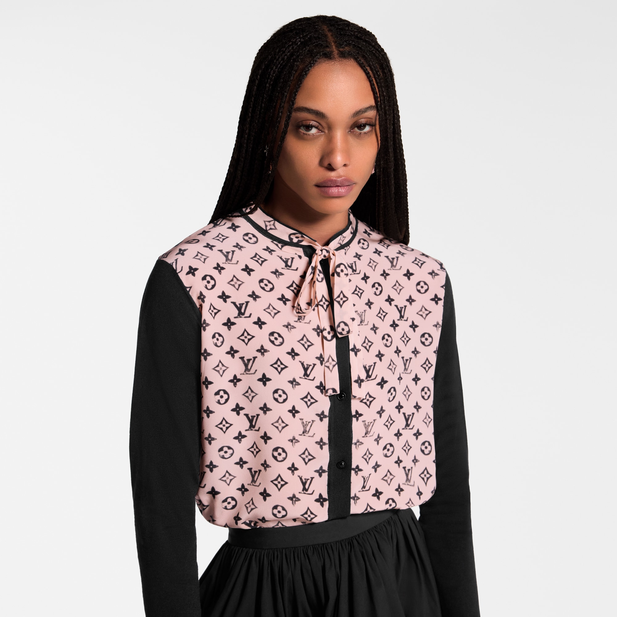 Cardigan con motivo Monogram sulla parte anteriore  Donna Abbigliamento Maglieria | LOUIS VUITTON (Zoom prodotto)
