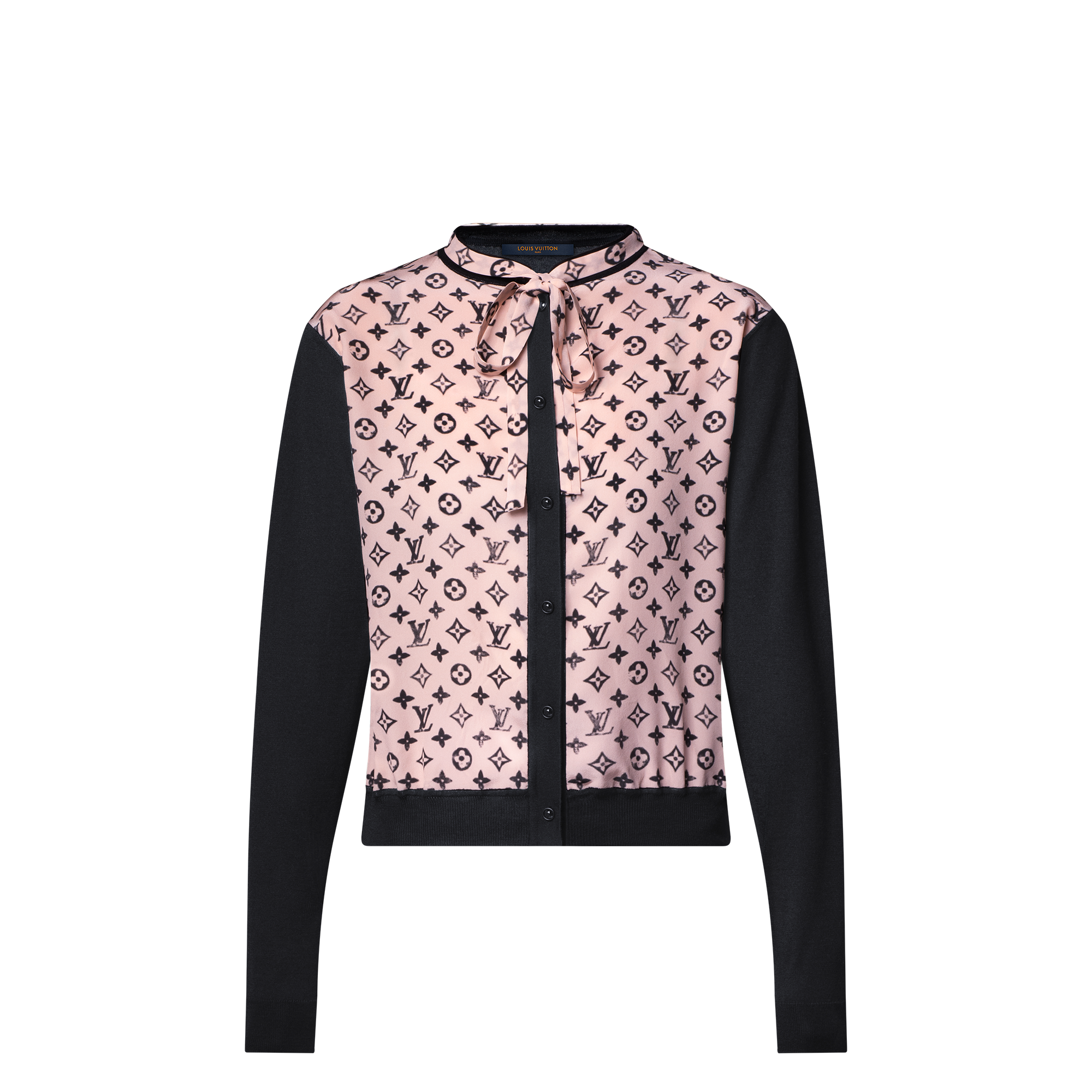 Cardigan con motivo Monogram sulla parte anteriore  Donna Abbigliamento Maglieria | LOUIS VUITTON (Zoom prodotto)