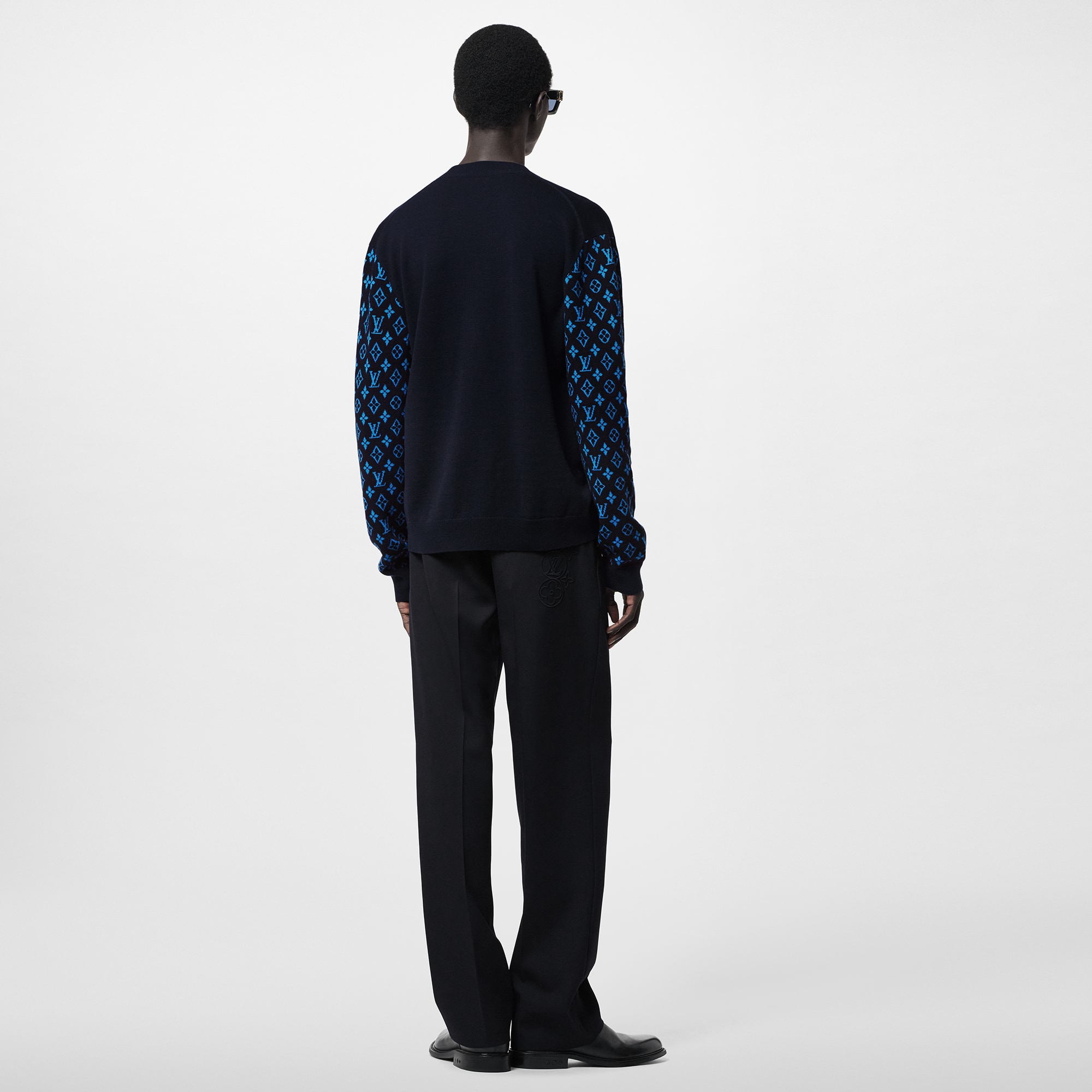 Cardigan in mix di cachemire con motivo Monogram  Uomo Abbigliamento Maglieria e Felpe | LOUIS VUITTON (Zoom prodotto)