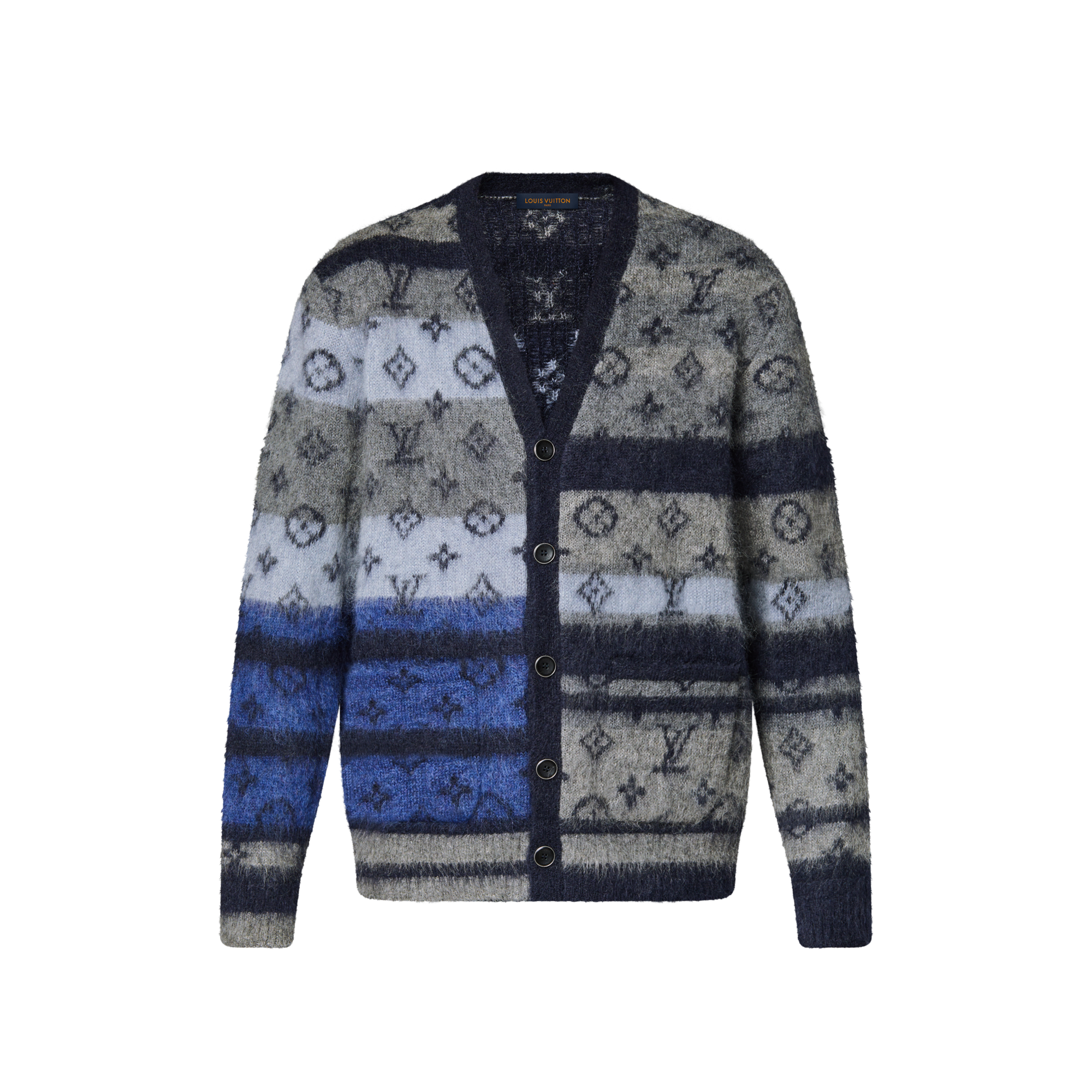 Cardigan in mohair con motivo Monogram  Uomo Abbigliamento Tutti i Capi di Abbigliamento | LOUIS VUITTON (Zoom prodotto)