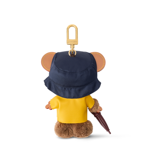 Charm per borse LV Louis Bear Rain back view