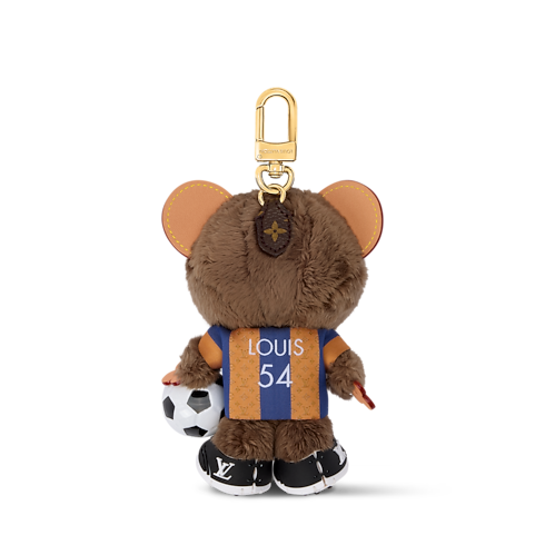 Charm per borse LV Louis Bear Soccer back view