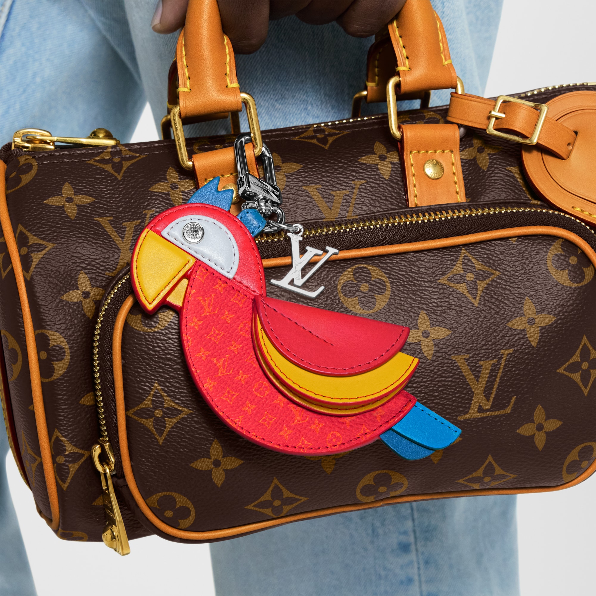 Charm per borse LV Parrot S00 Uomo Accessori Portachiavi e Charms per Borse | LOUIS VUITTON (Zoom prodotto)
