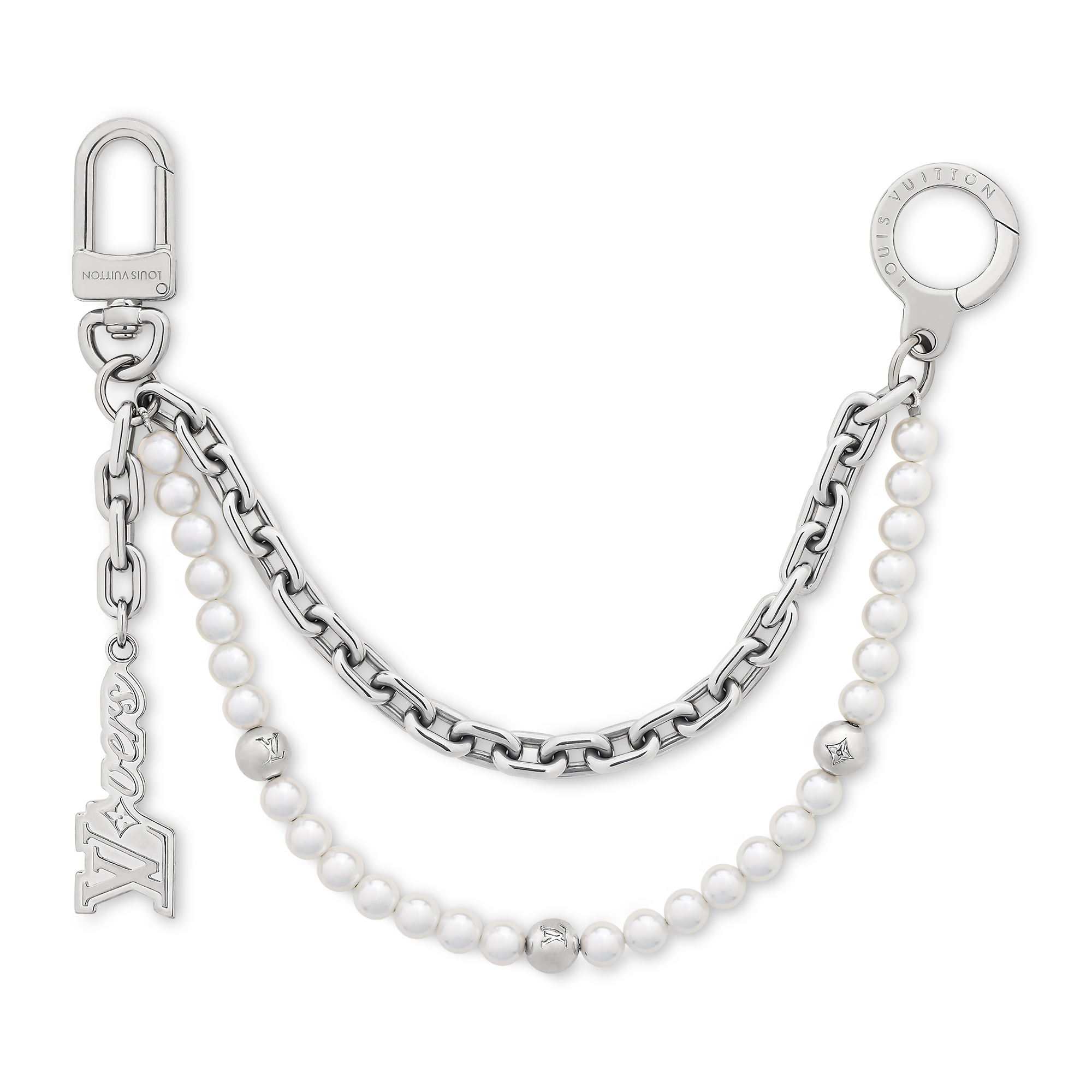 Cintura a catenella Pearls Mini S00 Uomo Accessori Portachiavi e Charms per Borse | LOUIS VUITTON (Zoom prodotto)