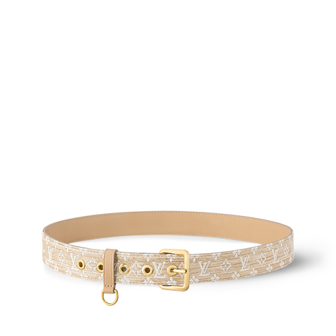 Cintura D-Ring Raffia 30 mm Donna Accessori Cinture | LOUIS VUITTON (Zoom prodotto)