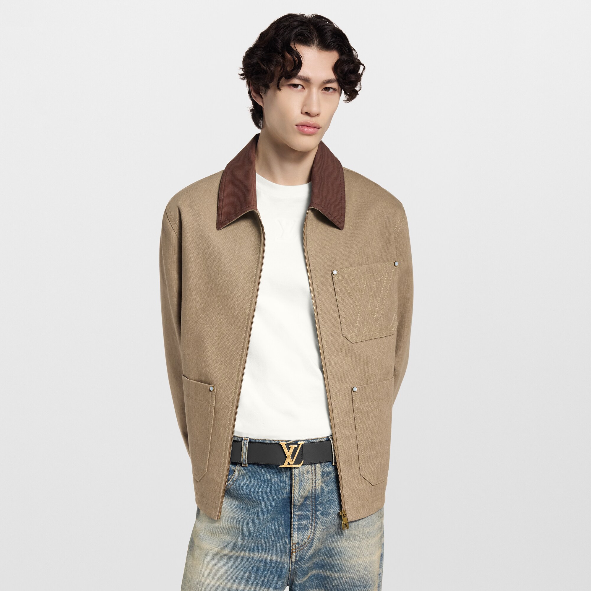 Cintura Damier LV 40 mm reversibile Altra pelle Uomo Accessori Cinture | LOUIS VUITTON (Zoom prodotto)