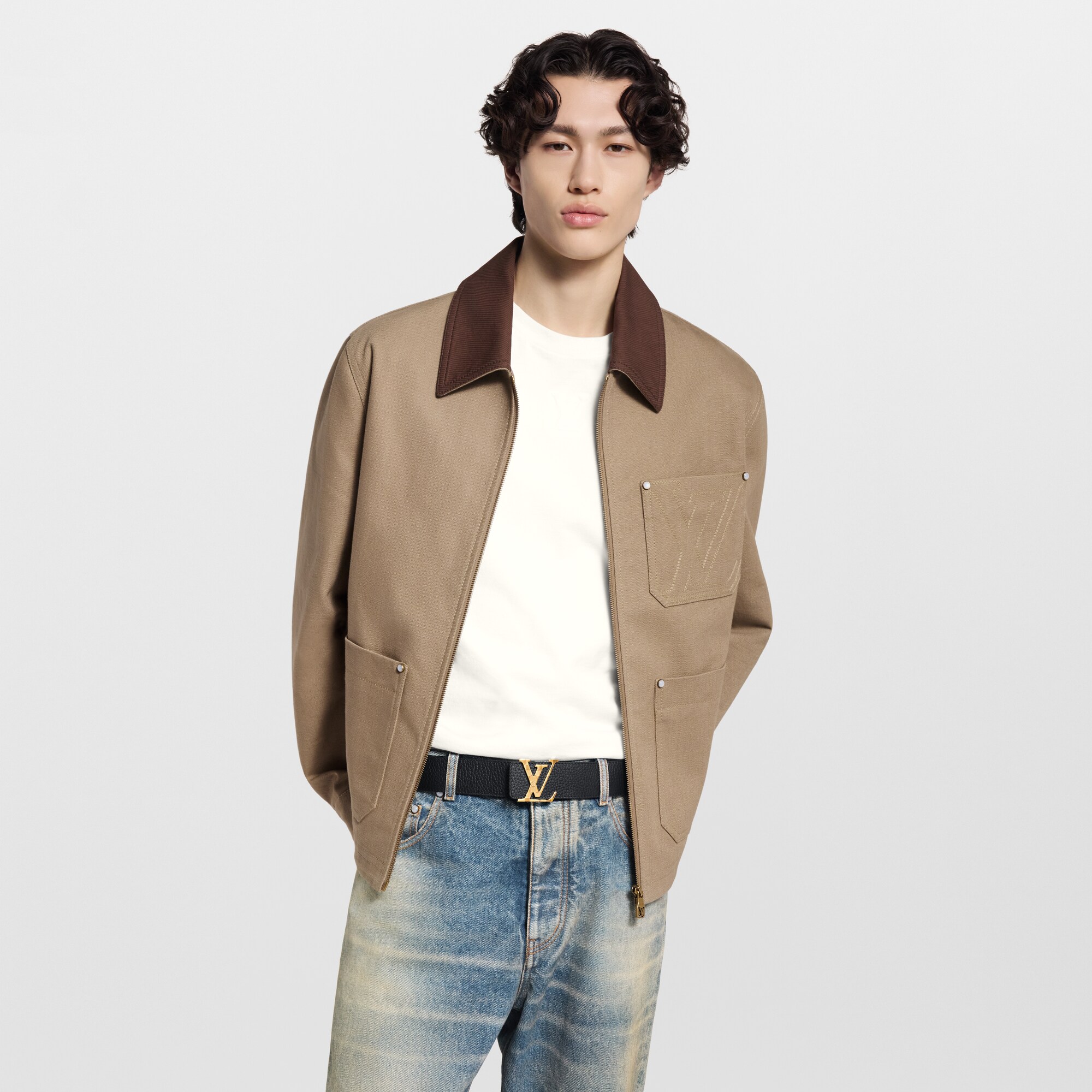 Cintura Damier LV 40 mm reversibile Altra pelle Uomo Accessori Cinture | LOUIS VUITTON (Zoom prodotto)