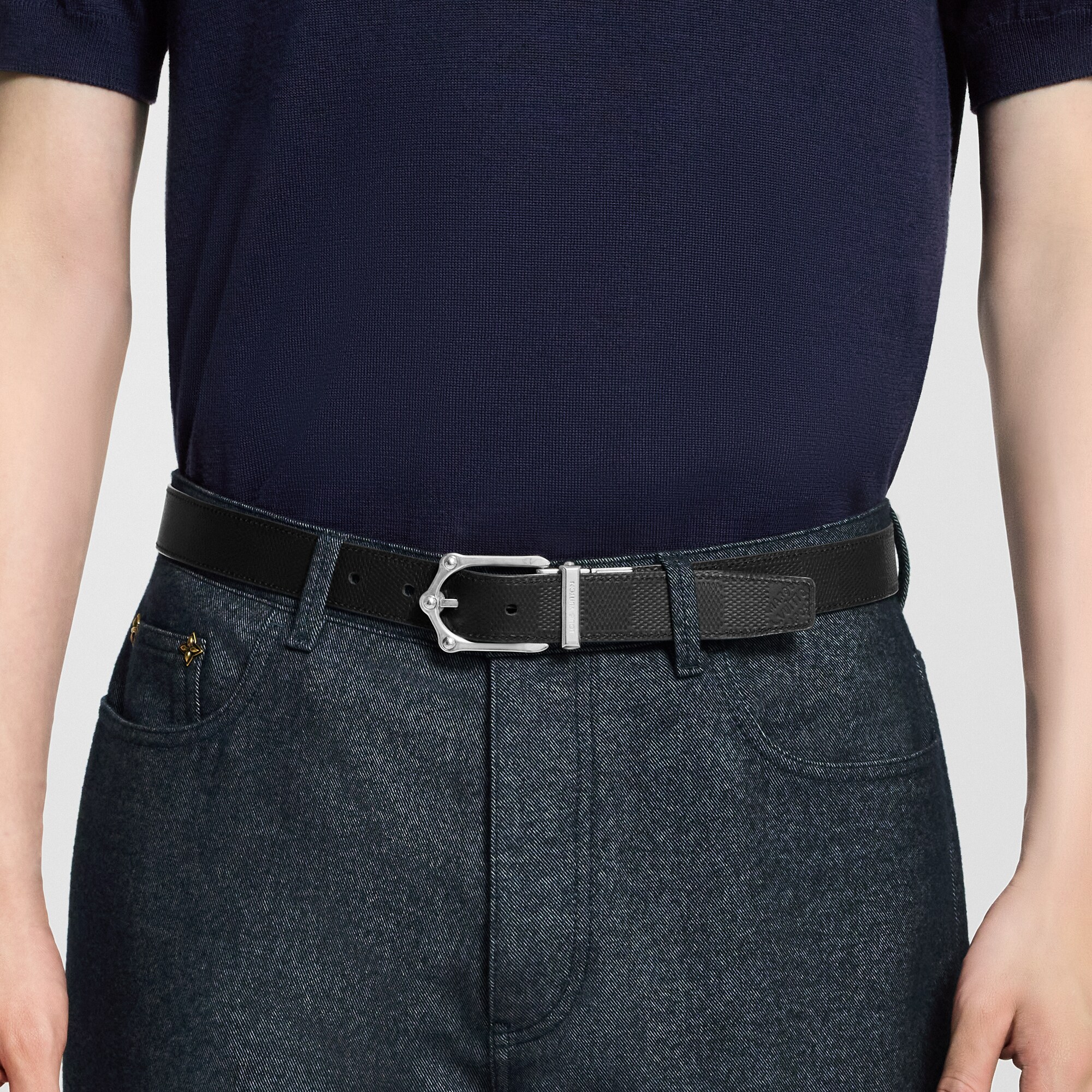 Cintura Frog 30 mm reversibile  Uomo Accessori Cinture | LOUIS VUITTON (Zoom prodotto)