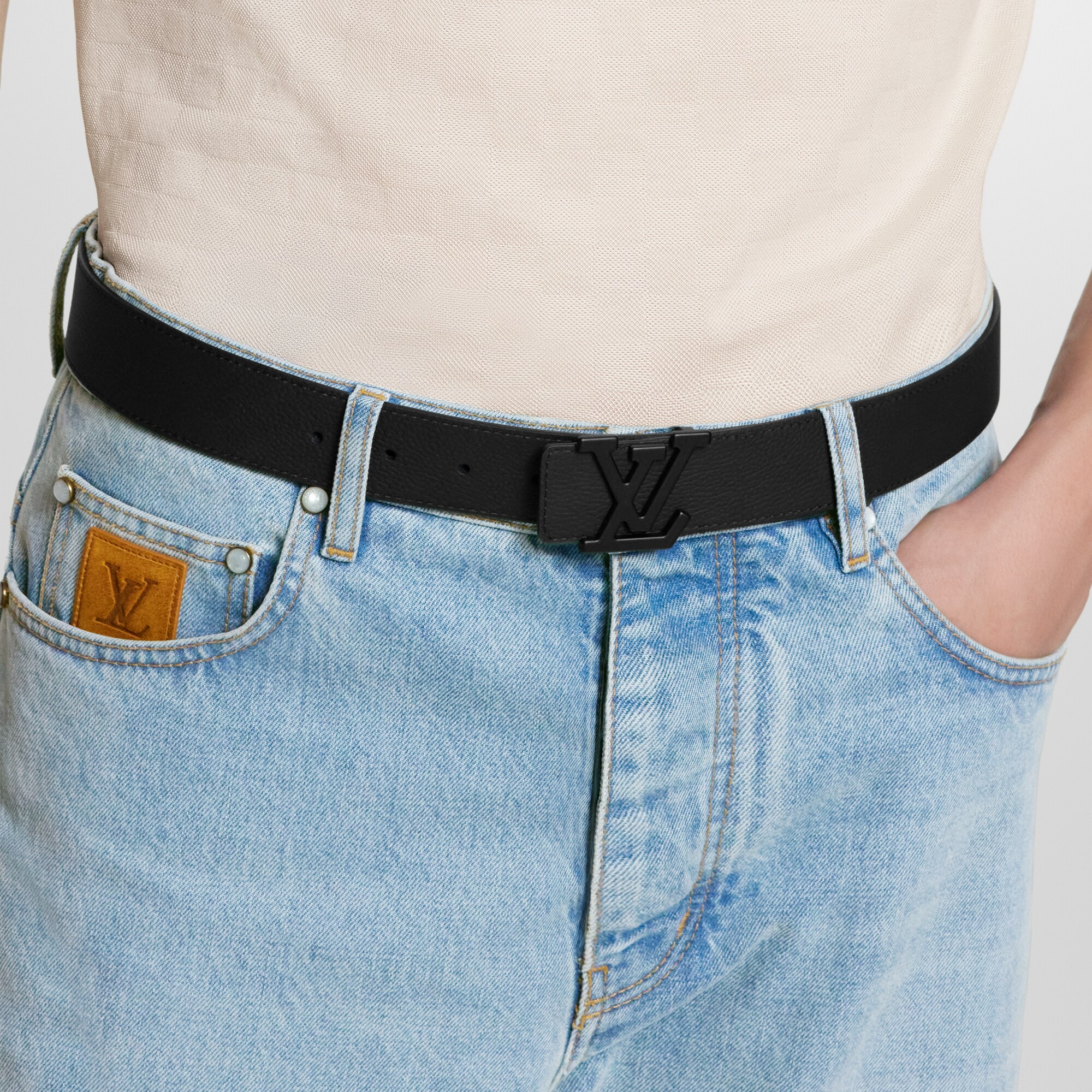 Cintura LV Aerogram 35 mm Altra pelle Uomo Accessori Cinture | LOUIS VUITTON (Zoom prodotto)