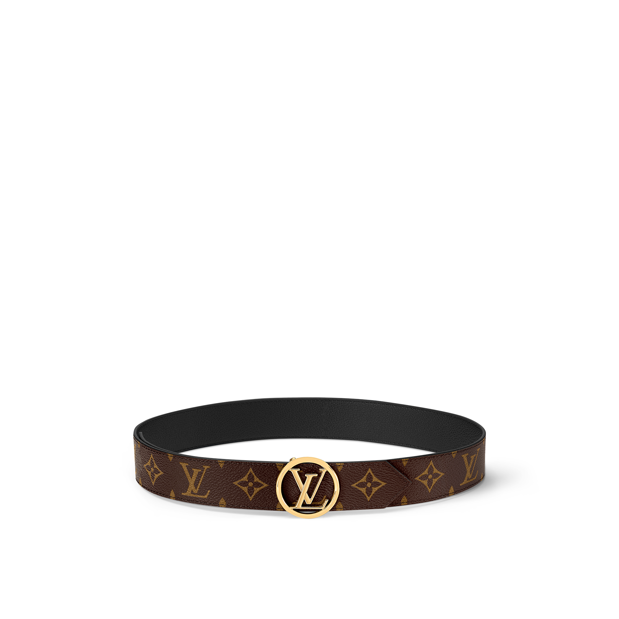 Cintura LV Circle 35 mm reversibile Tela Monogram Donna Accessori Cinture | LOUIS VUITTON (Zoom prodotto)
