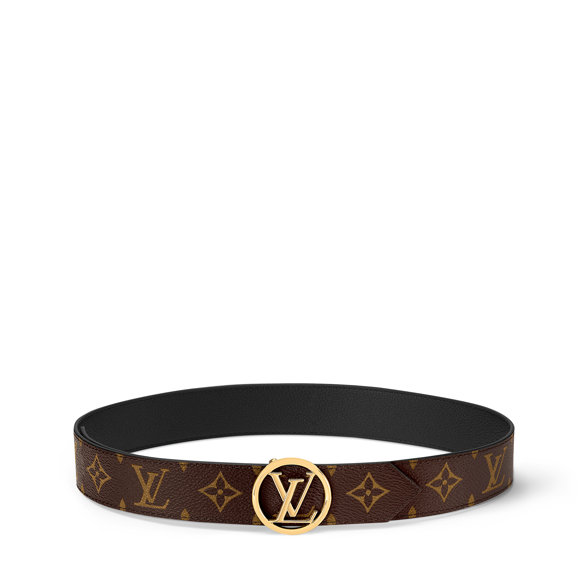 Cintura LV Circle 35 mm reversibile Tela Monogram Donna Accessori Cinture | LOUIS VUITTON (Zoom prodotto)