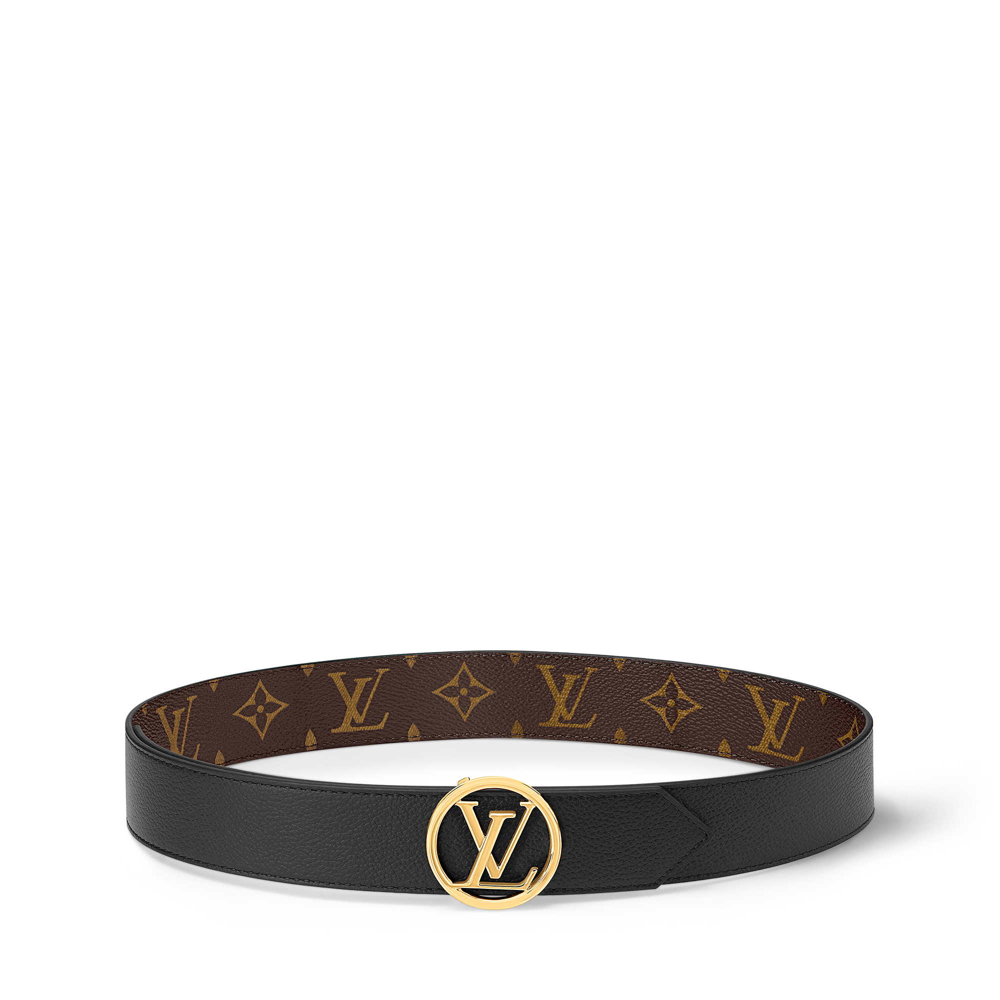 Cintura LV Circle 35 mm reversibile Tela Monogram Donna Accessori Cinture | LOUIS VUITTON (Zoom prodotto)