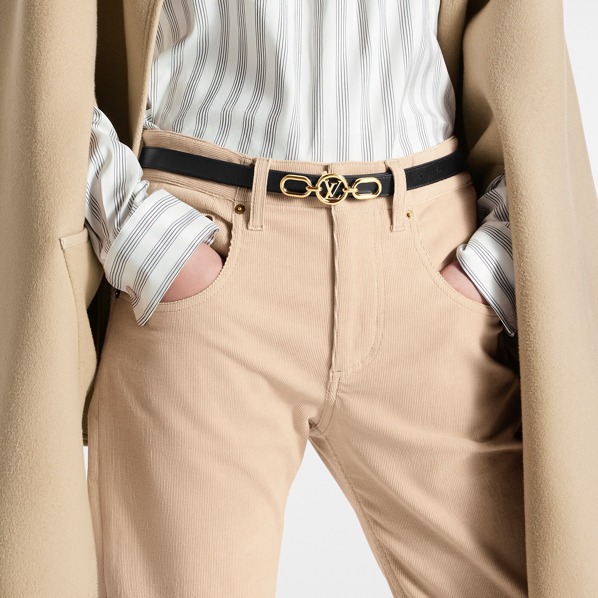 Cintura LV Circle Prime 20 mm reversibile Tela Monogram Donna Accessori Cinture | LOUIS VUITTON (Zoom prodotto)