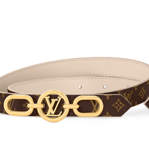 Cintura LV Circle Prime 20 mm reversibile Tela Monogram Donna Accessori Cinture | LOUIS VUITTON (Zoom prodotto)