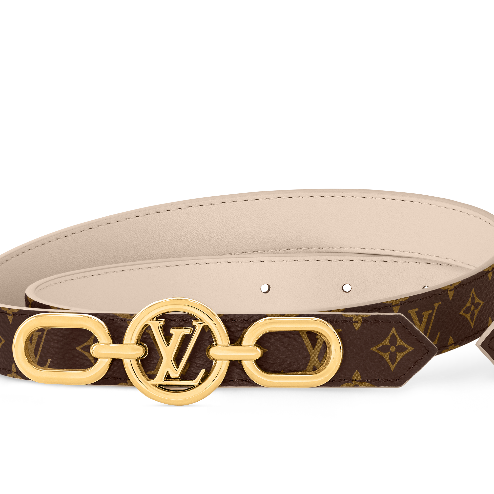 Cintura LV Circle Prime 20 mm reversibile Tela Monogram Donna Accessori Cinture | LOUIS VUITTON (Zoom prodotto)