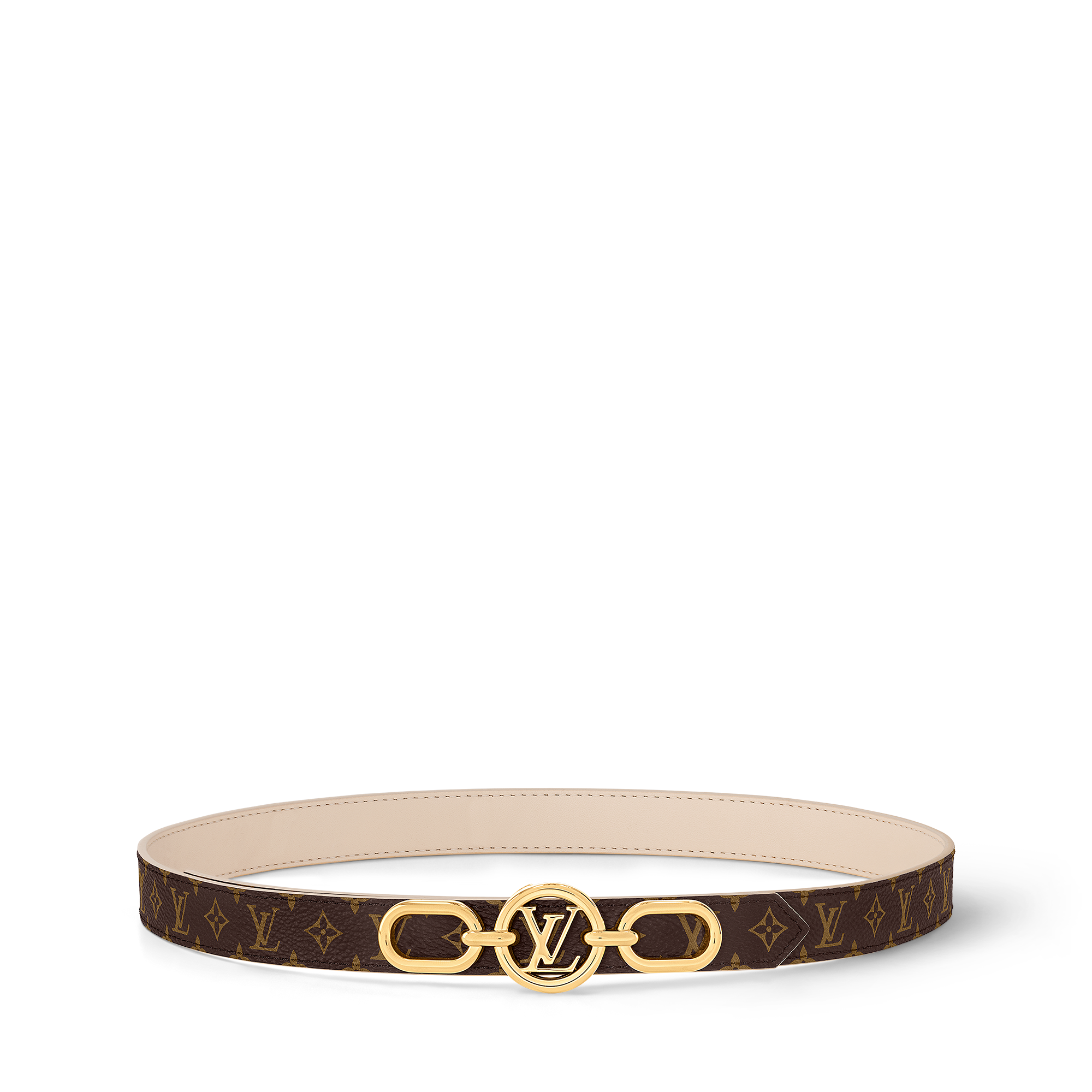 Cintura LV Circle Prime 20 mm reversibile Tela Monogram Donna Accessori Cinture | LOUIS VUITTON (Zoom prodotto)