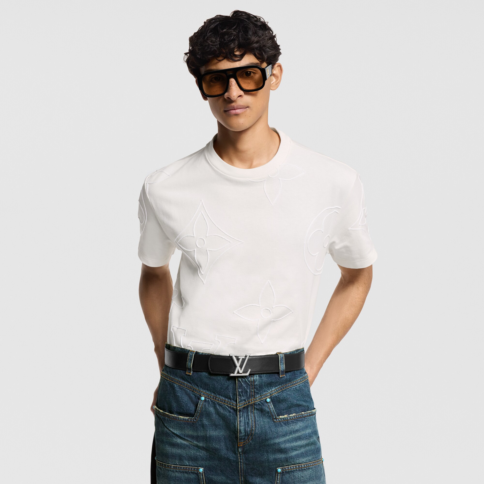 Cintura LV Dimension 40 mm Altra pelle Uomo Accessori Cinture | LOUIS VUITTON (Zoom prodotto)