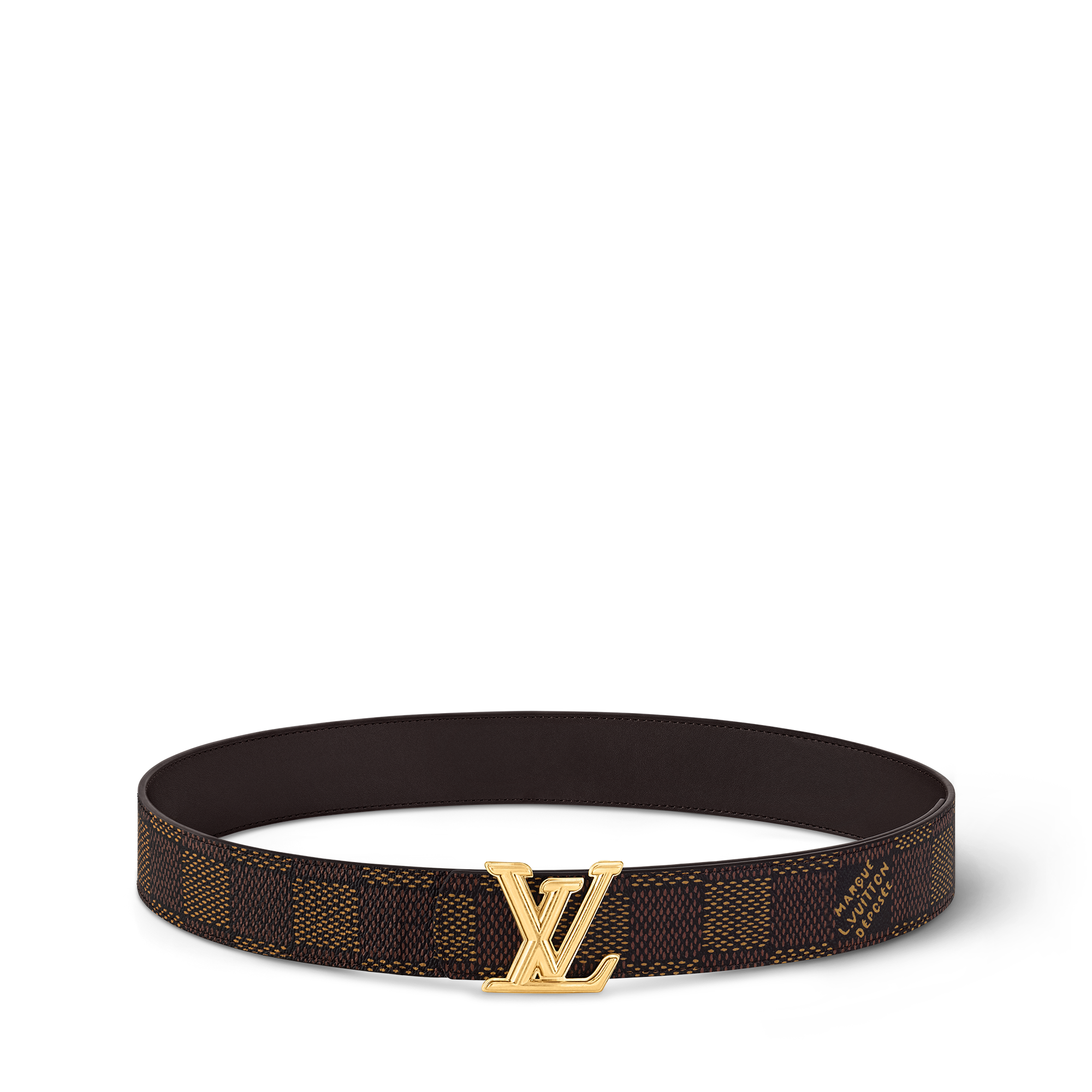 Cintura LV Dimension 40 mm reversibile Tela Damier Graphite Uomo Accessori Cinture | LOUIS VUITTON (Zoom prodotto)