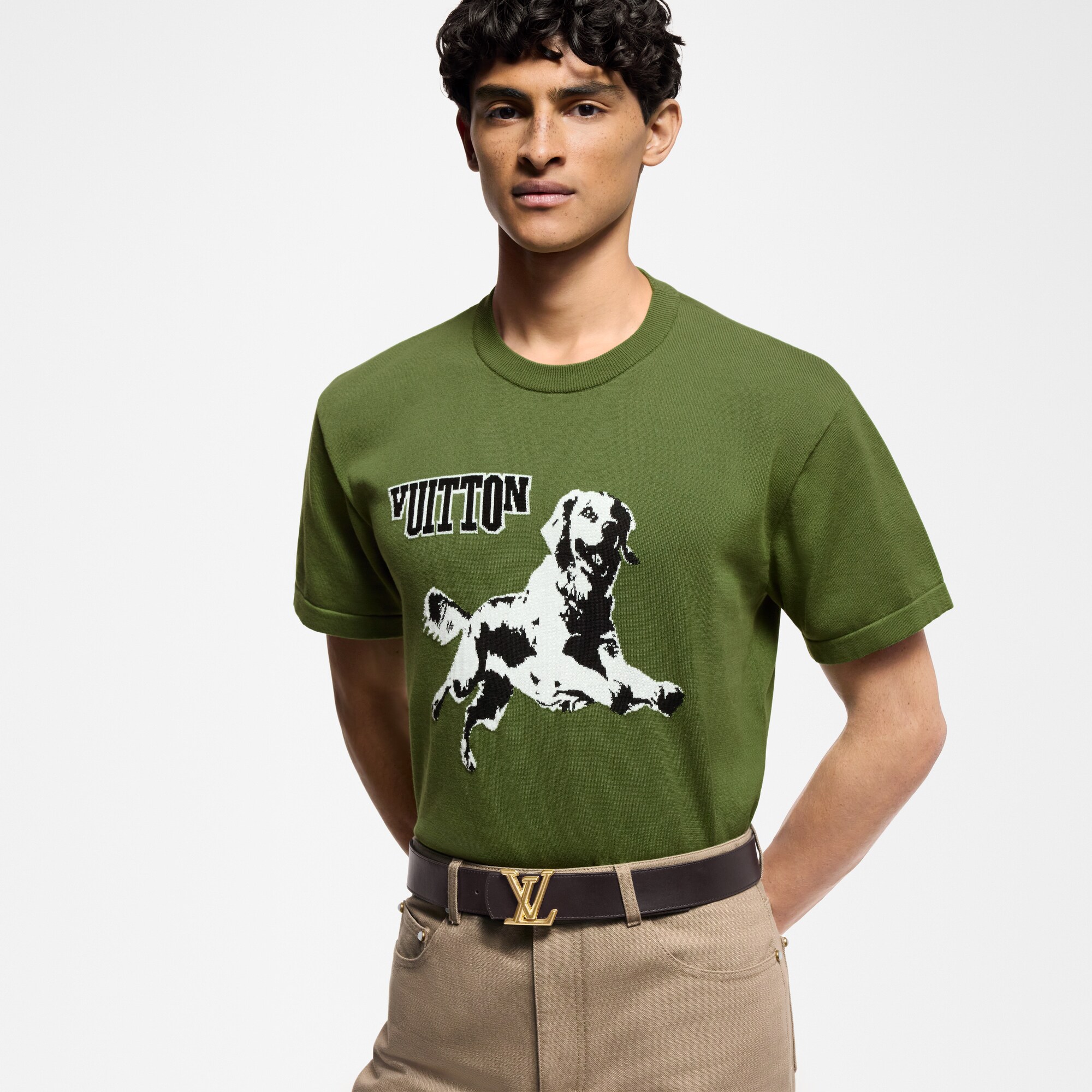 Cintura LV Dimension 40 mm reversibile Tela Damier Graphite Uomo Accessori Cinture | LOUIS VUITTON (Zoom prodotto)