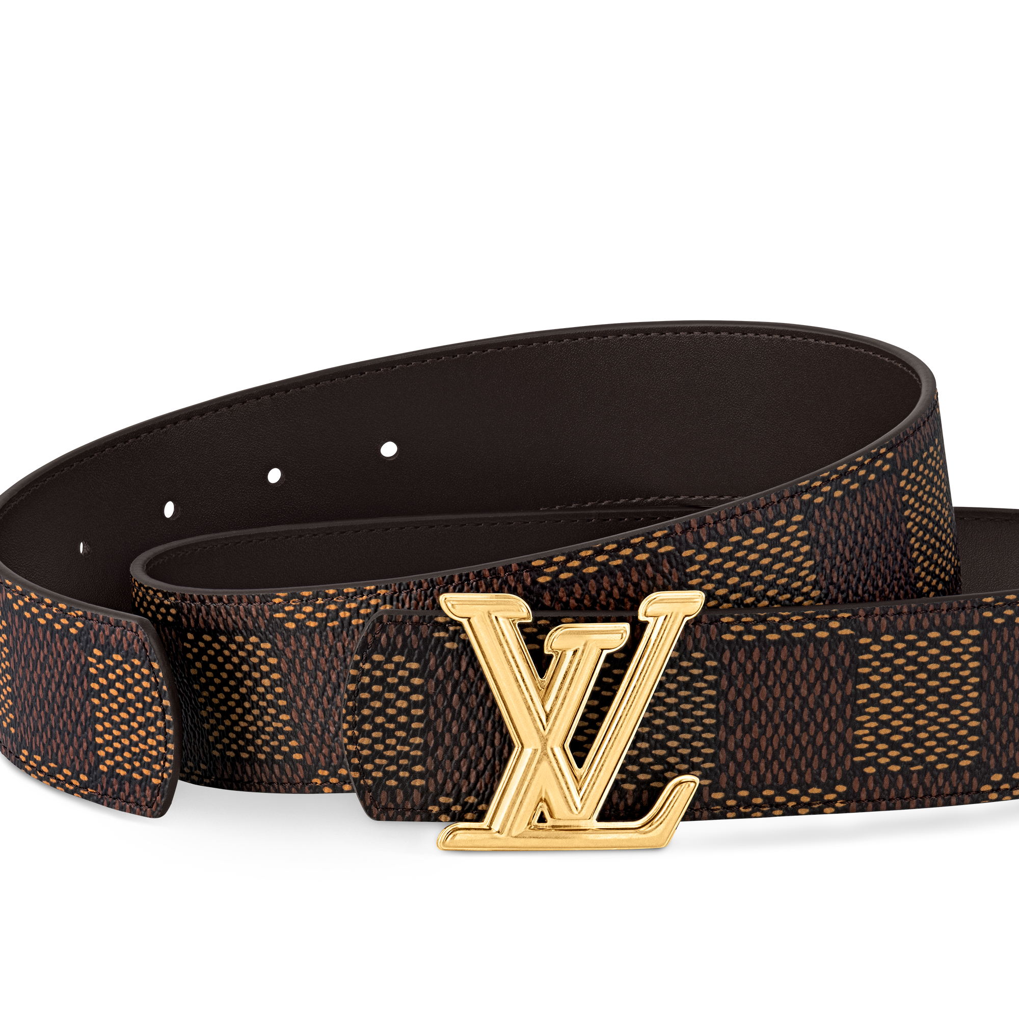 Cintura LV Dimension 40 mm reversibile Tela Damier Graphite Uomo Accessori Cinture | LOUIS VUITTON (Zoom prodotto)