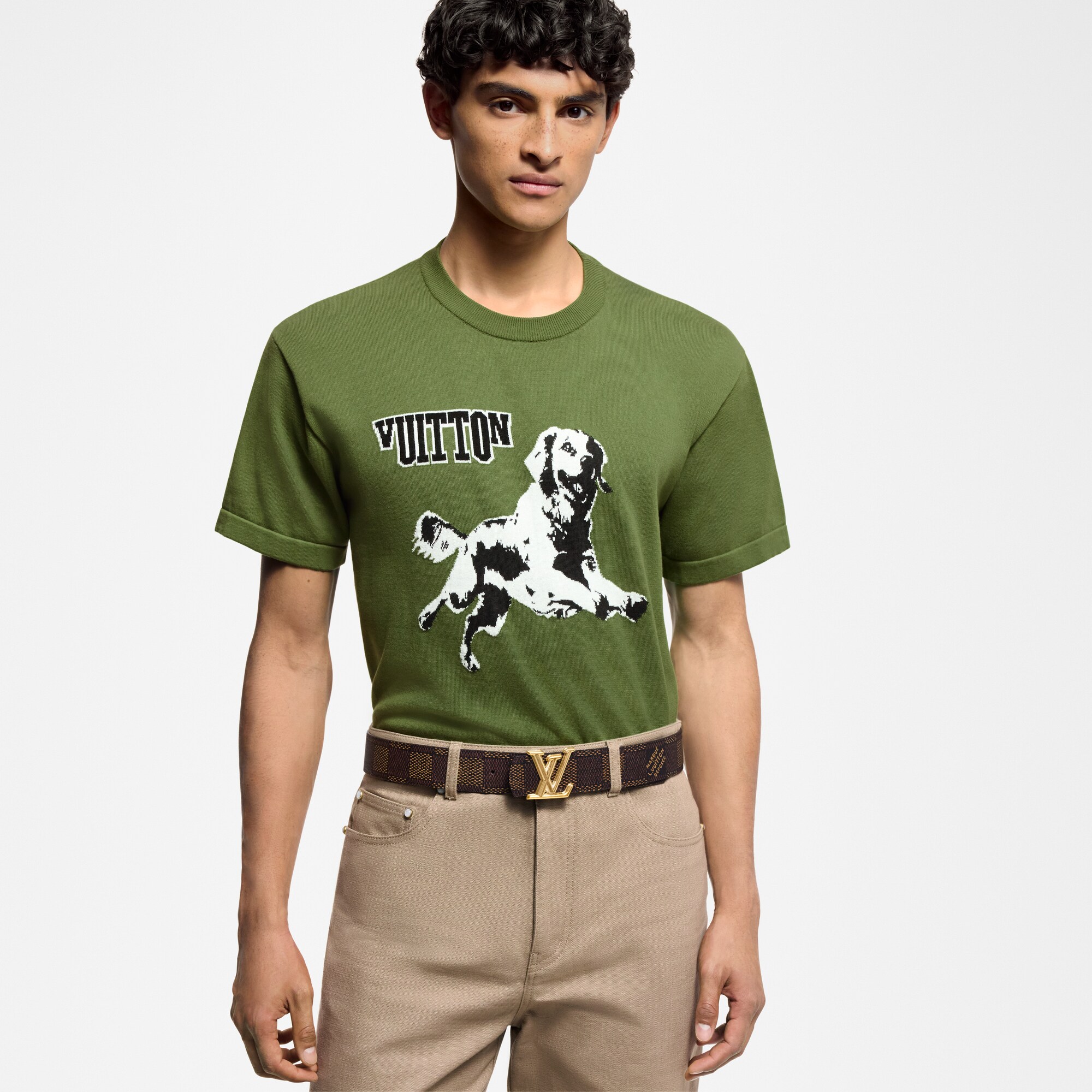 Cintura LV Dimension 40 mm reversibile Tela Damier Graphite Uomo Accessori Cinture | LOUIS VUITTON (Zoom prodotto)