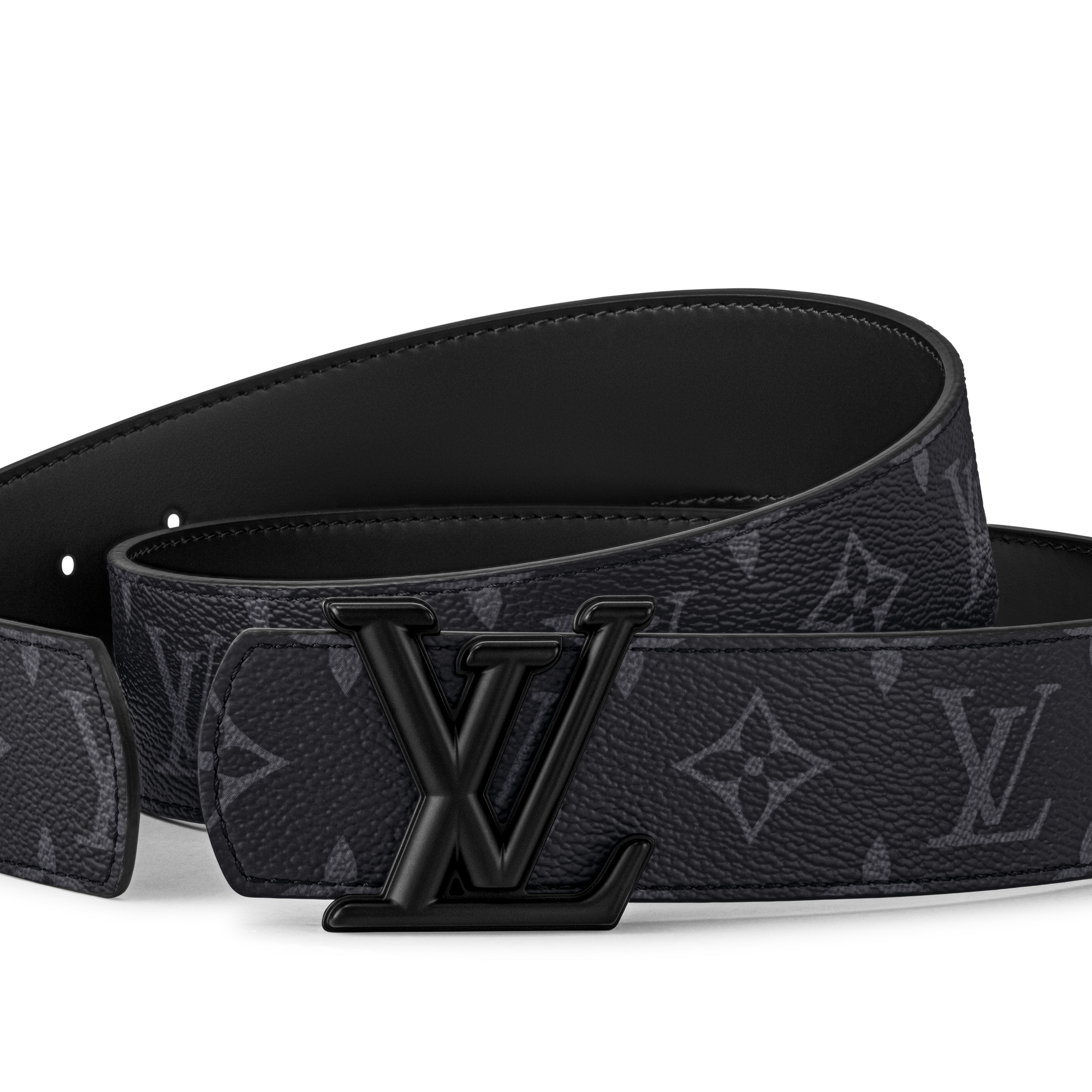 Cintura LV Dimension 40 mm reversibile Tela Monogram Eclipse Uomo Accessori Cinture | LOUIS VUITTON (Zoom prodotto)