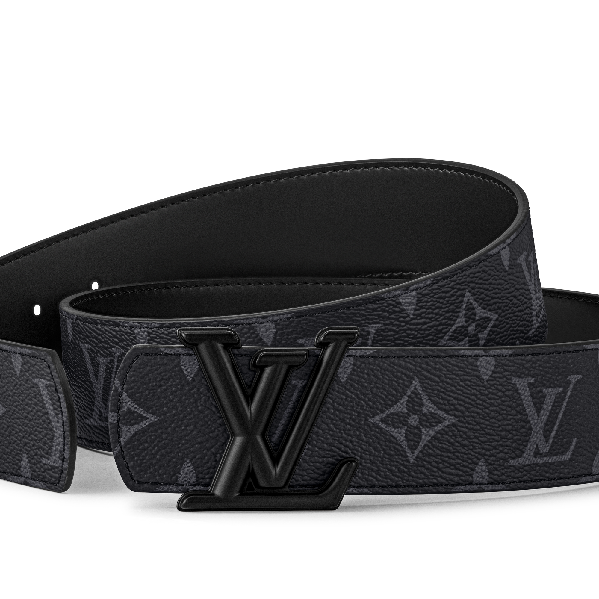 Cintura LV Dimension 40 mm reversibile Tela Monogram Eclipse Uomo Accessori Cinture | LOUIS VUITTON (Zoom prodotto)