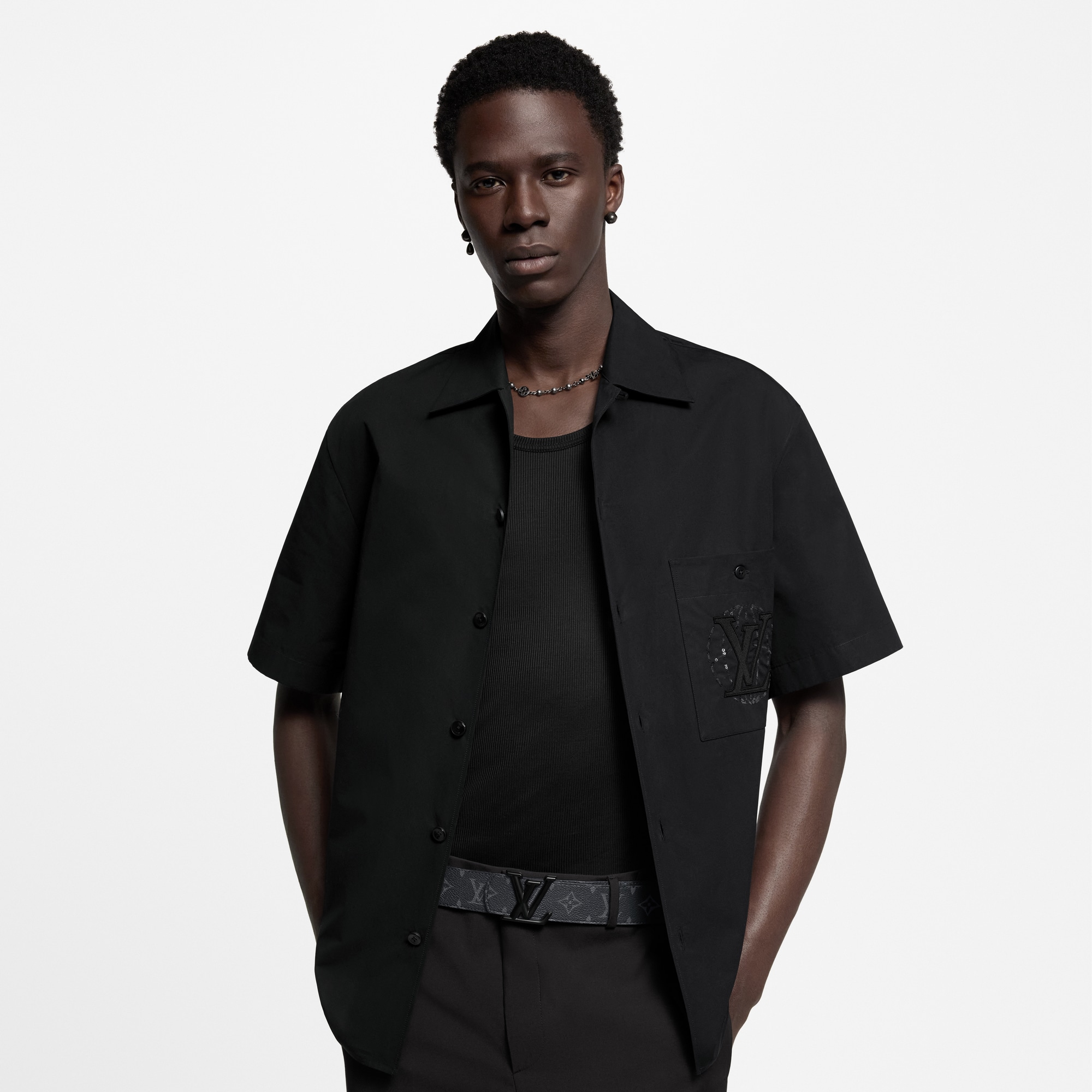 Cintura LV Dimension 40 mm reversibile Tela Monogram Eclipse Uomo Accessori Cinture | LOUIS VUITTON (Zoom prodotto)