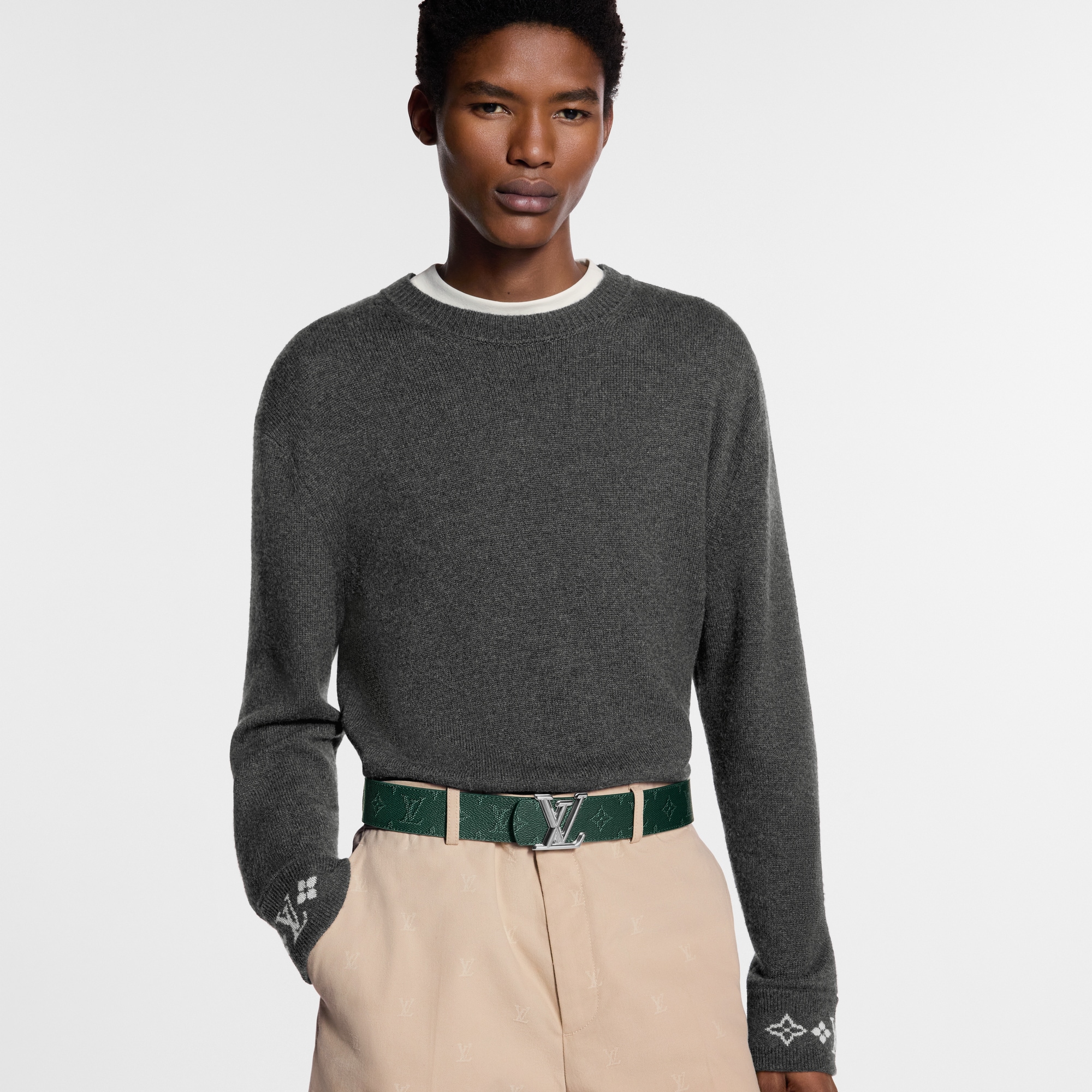 Cintura LV Dimension Monogram Heritage 40 mm reversibile  Uomo Accessori Cinture | LOUIS VUITTON (Zoom prodotto)