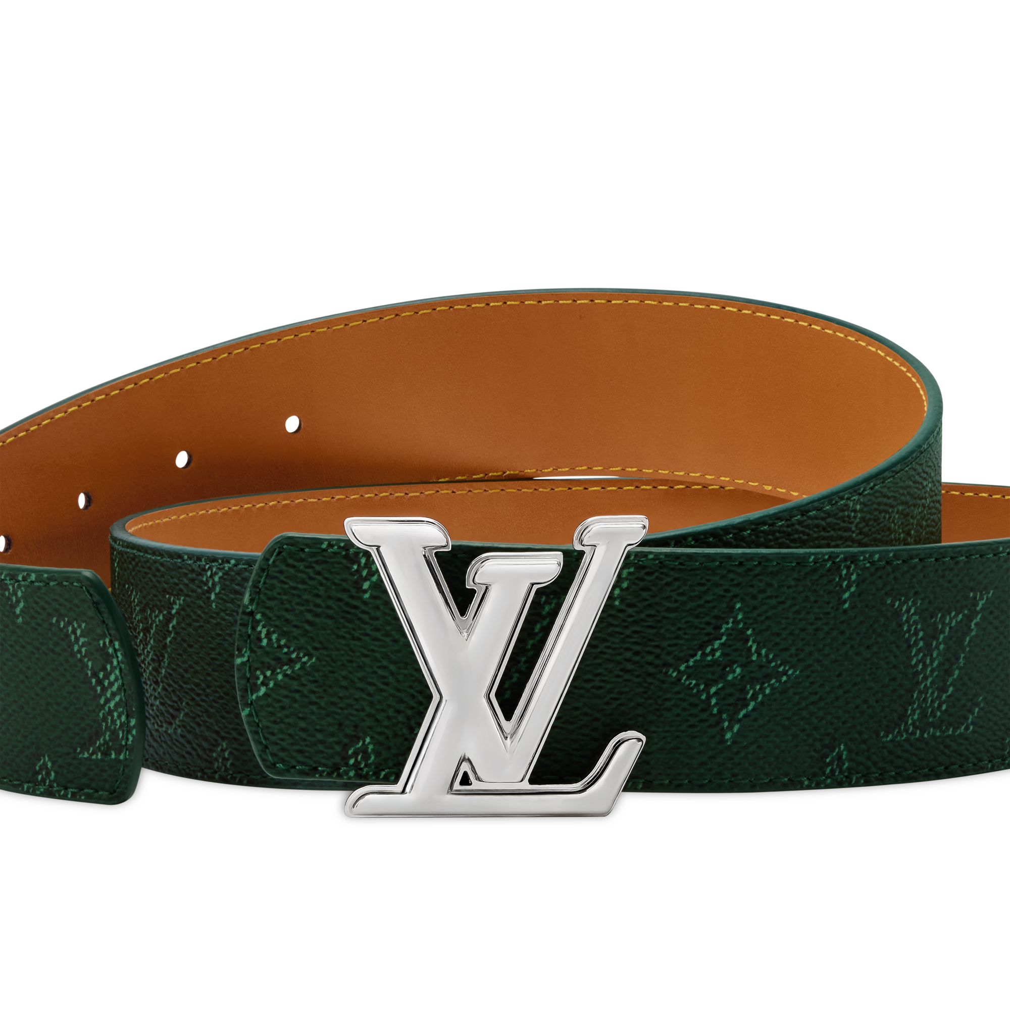 Cintura LV Dimension Monogram Heritage 40 mm reversibile  Uomo Accessori Cinture | LOUIS VUITTON (Zoom prodotto)