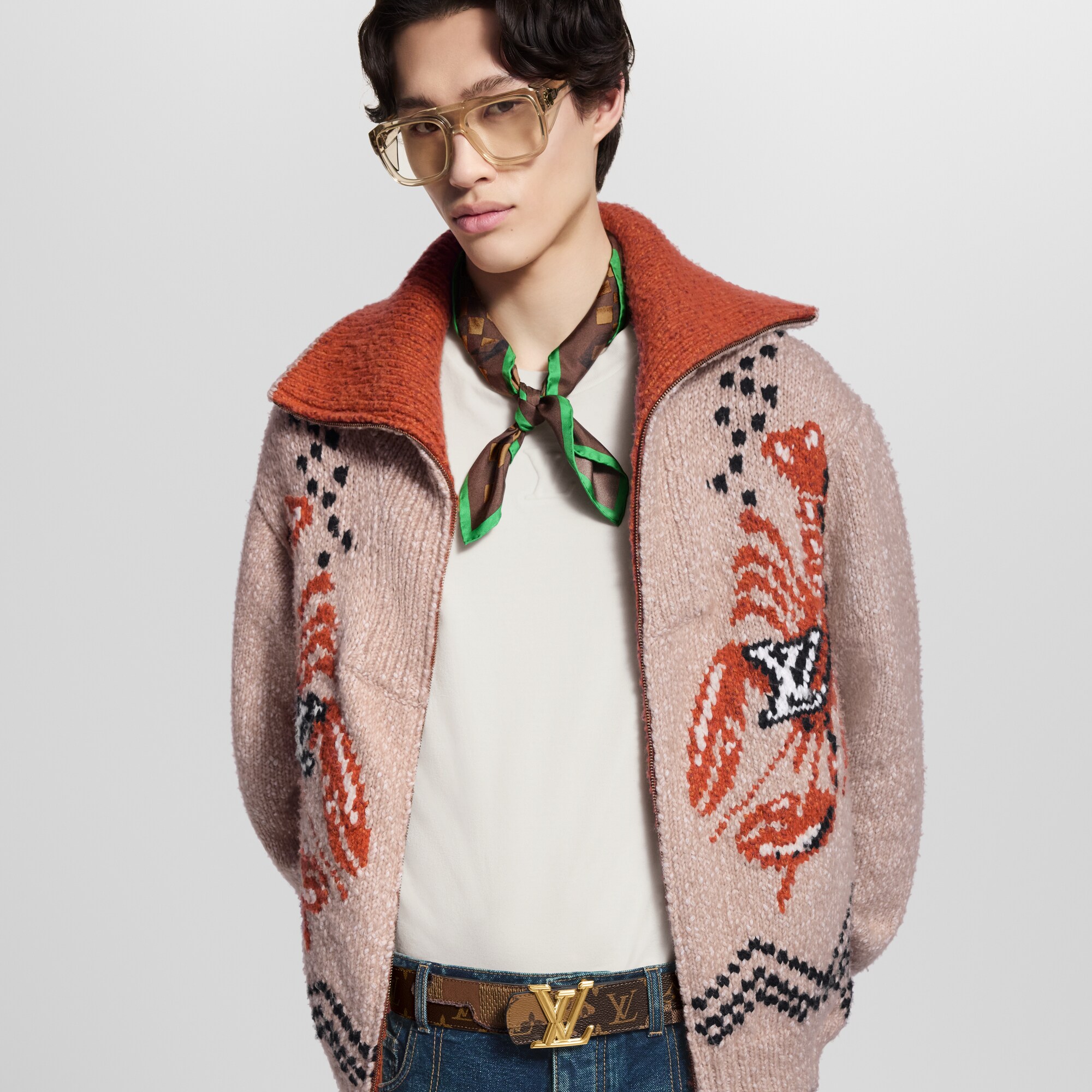 Cintura LV Dimension Monogram Landscape 40 mm reversibile  Uomo Accessori Cinture | LOUIS VUITTON (Zoom prodotto)