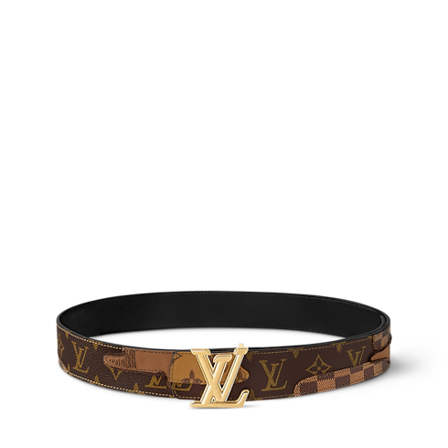 Cintura LV Dimension Monogram Landscape 40 mm reversibile Uomo Accessori Cinture | LOUIS VUITTON (Zoom prodotto)