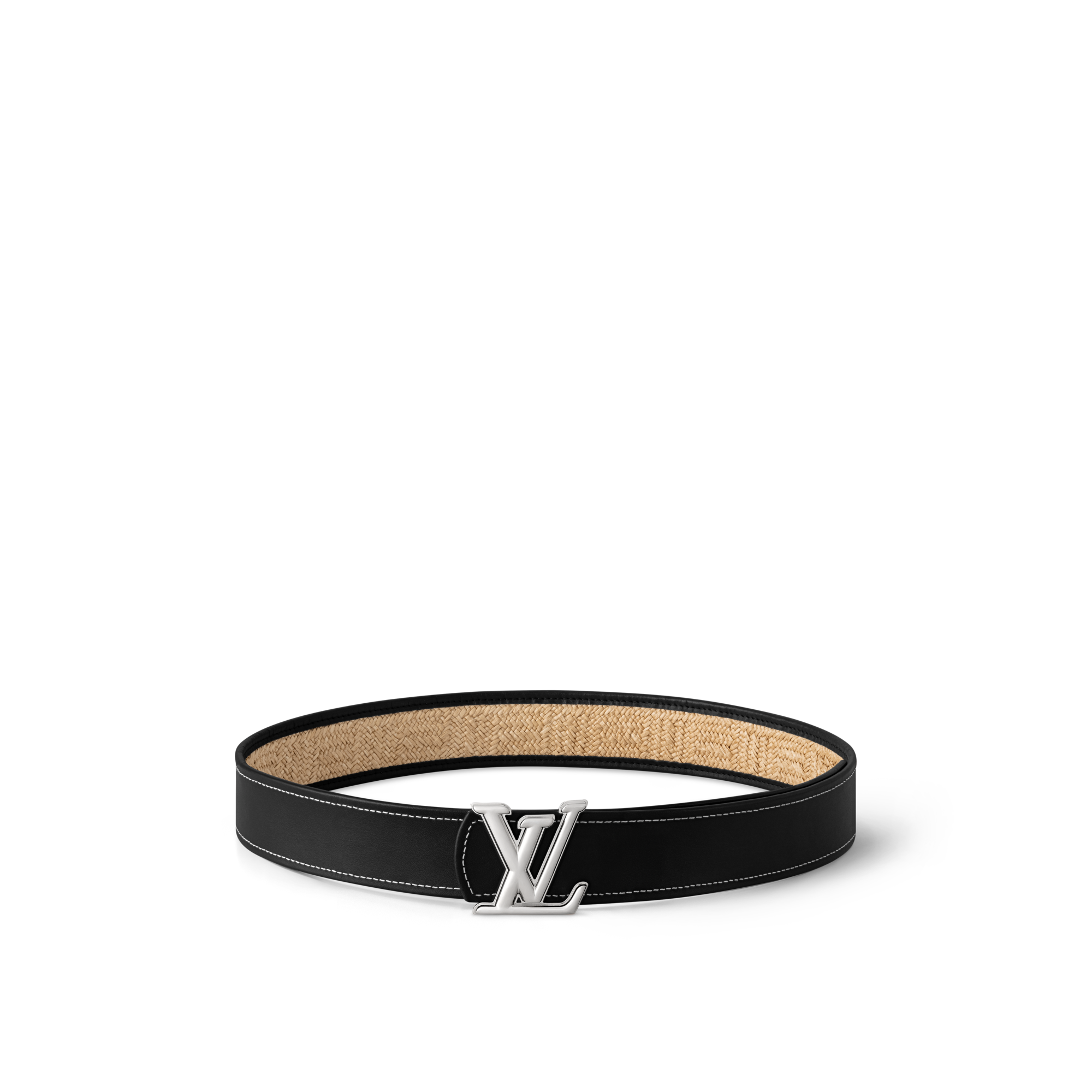 Cintura LV Dimension Raffia 40 mm reversibile  Uomo Accessori Cinture | LOUIS VUITTON (Zoom prodotto)