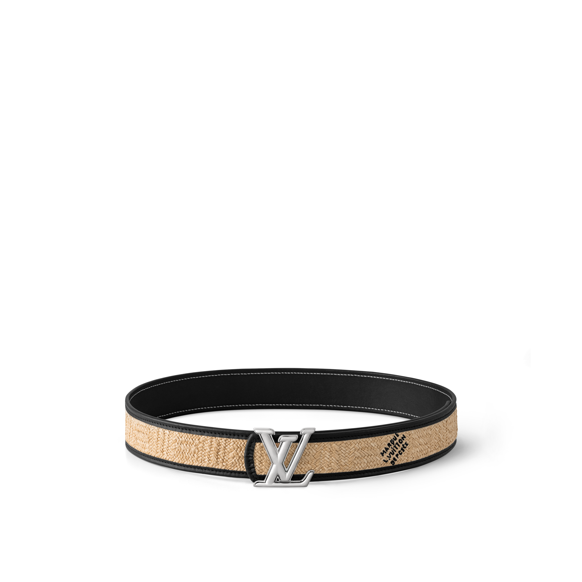 Cintura LV Dimension Raffia 40 mm reversibile  Uomo Accessori Cinture | LOUIS VUITTON (Zoom prodotto)