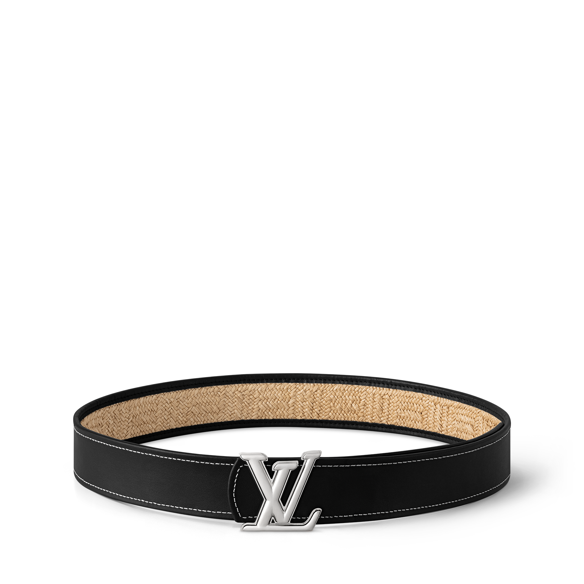 Cintura LV Dimension Raffia 40 mm reversibile  Uomo Accessori Cinture | LOUIS VUITTON (Zoom prodotto)