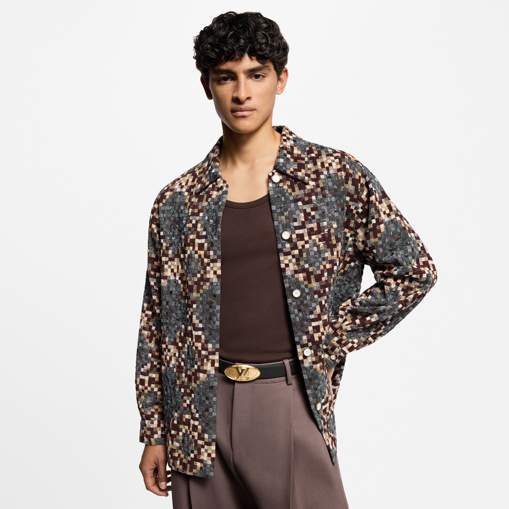 Cintura LV Fiction 30 mm reversibile  Uomo Accessori Cinture | LOUIS VUITTON (Zoom prodotto)