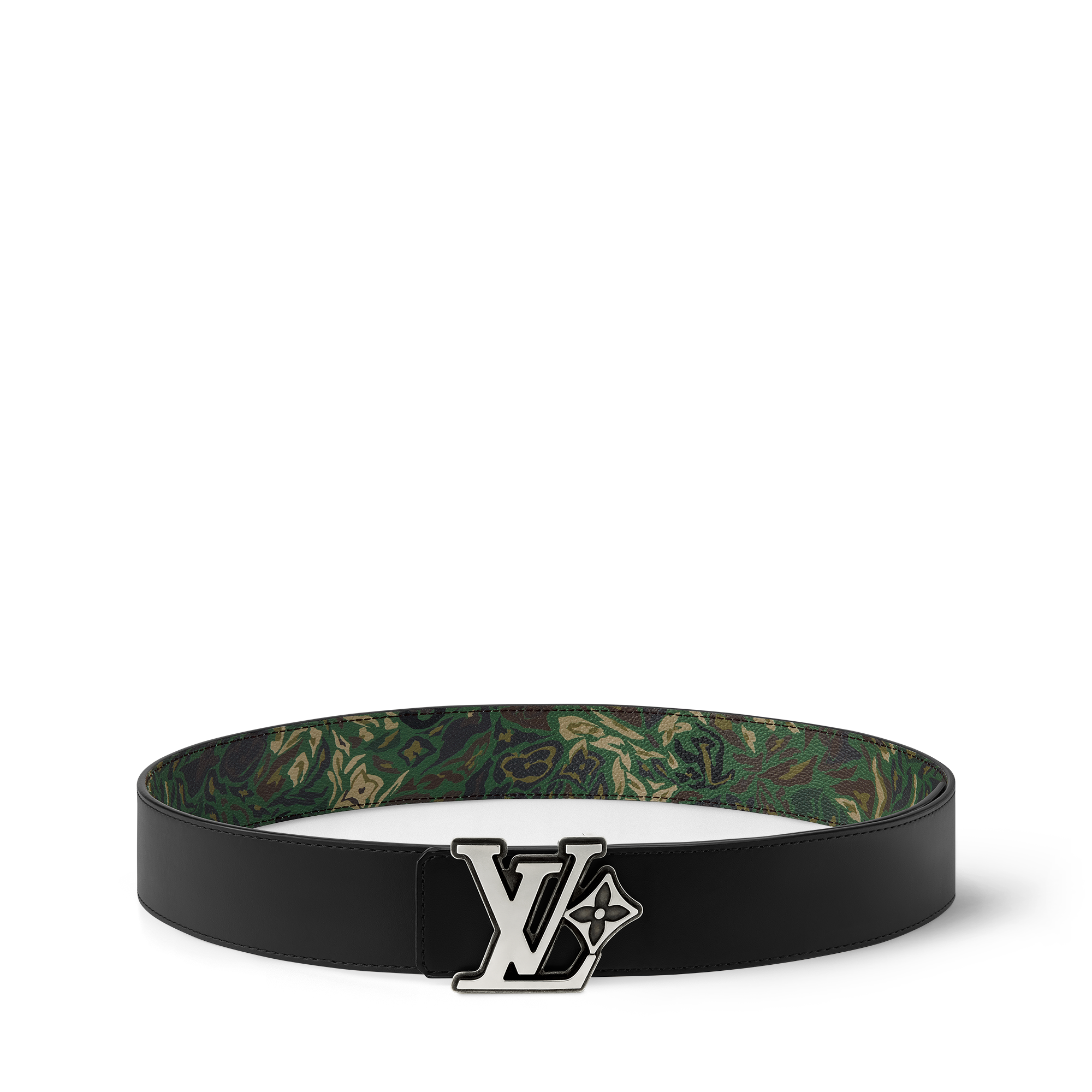 Cintura LV Flower Camoflage 40 mm reversibile  Uomo Accessori Cinture | LOUIS VUITTON (Zoom prodotto)