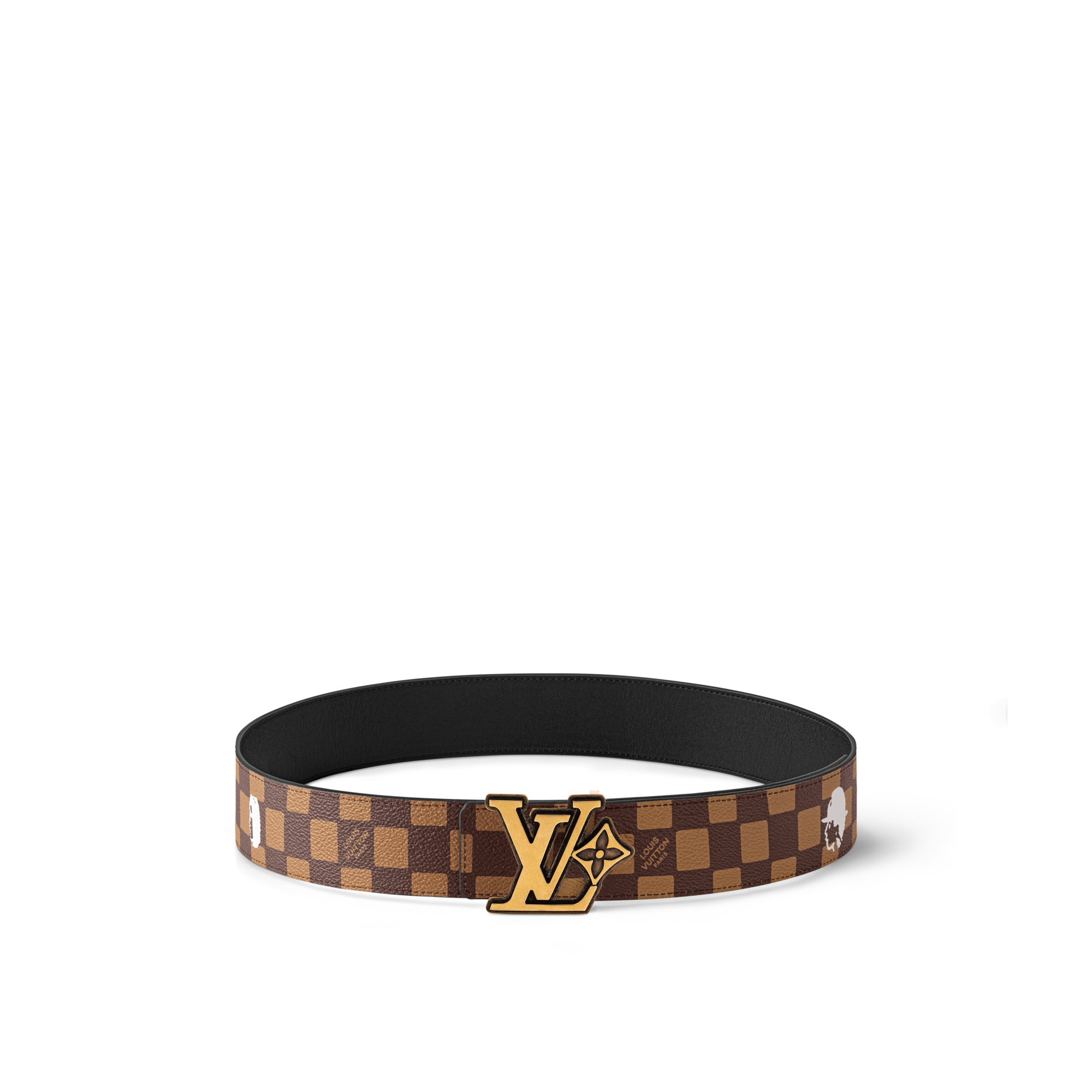 Cintura LV Flower Damier Phriendship 40 mm reversibile  Uomo Accessori Cinture | LOUIS VUITTON (Zoom prodotto)