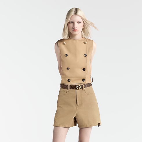 Cintura LV Flowergram Round 30 mm reversibile Tela Monogram Donna Accessori Cinture | LOUIS VUITTON (Zoom prodotto)