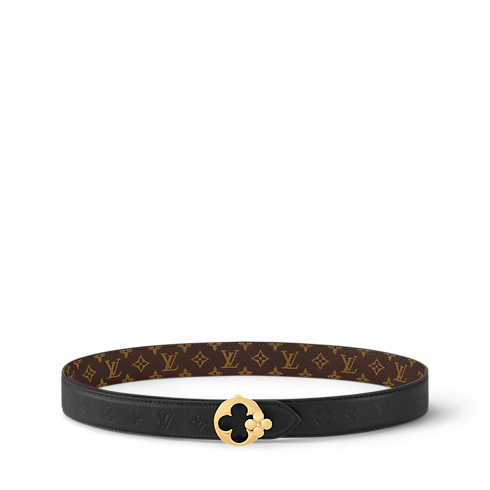 Cintura LV Flowergram Round 30 mm reversibile Tela Monogram Donna Accessori Cinture | LOUIS VUITTON (Zoom prodotto)