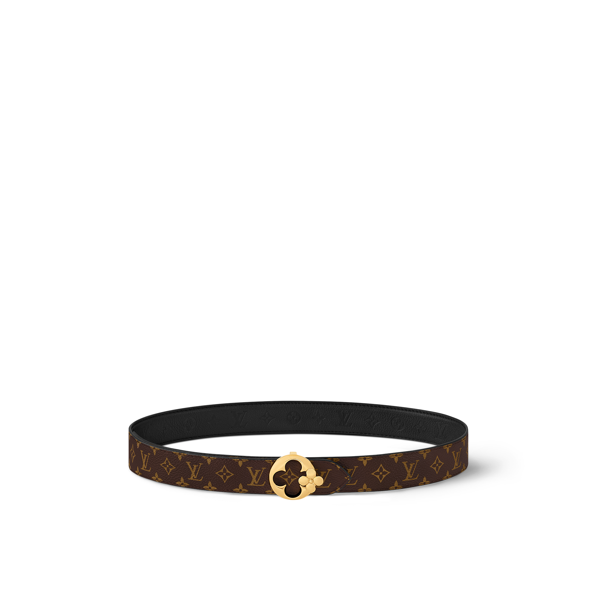Cintura LV Flowergram Round 30 mm reversibile Tela Monogram Donna Accessori Cinture | LOUIS VUITTON (Zoom prodotto)