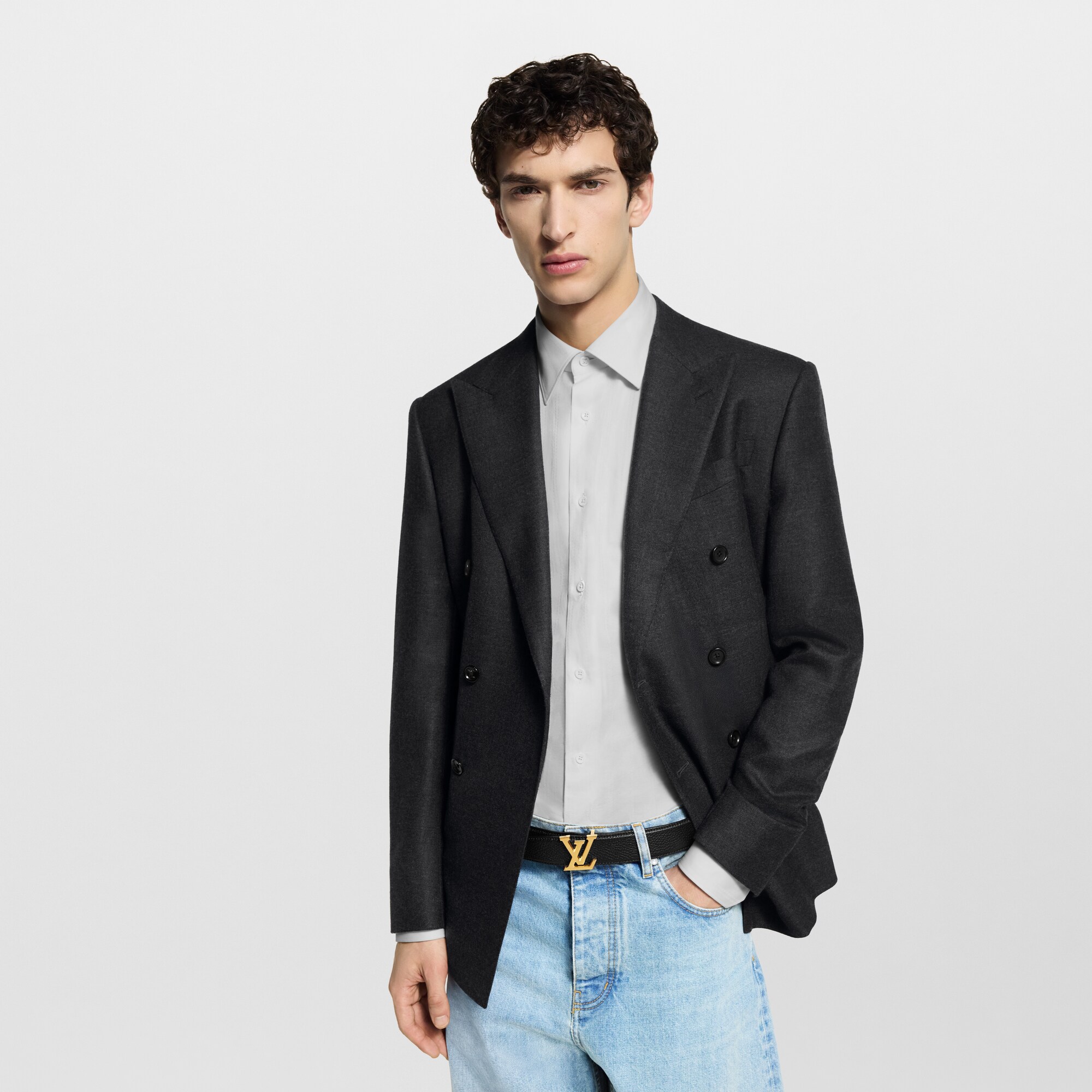 Cintura LV Heritage 35 mm reversibile  Uomo Accessori Cinture | LOUIS VUITTON (Zoom prodotto)