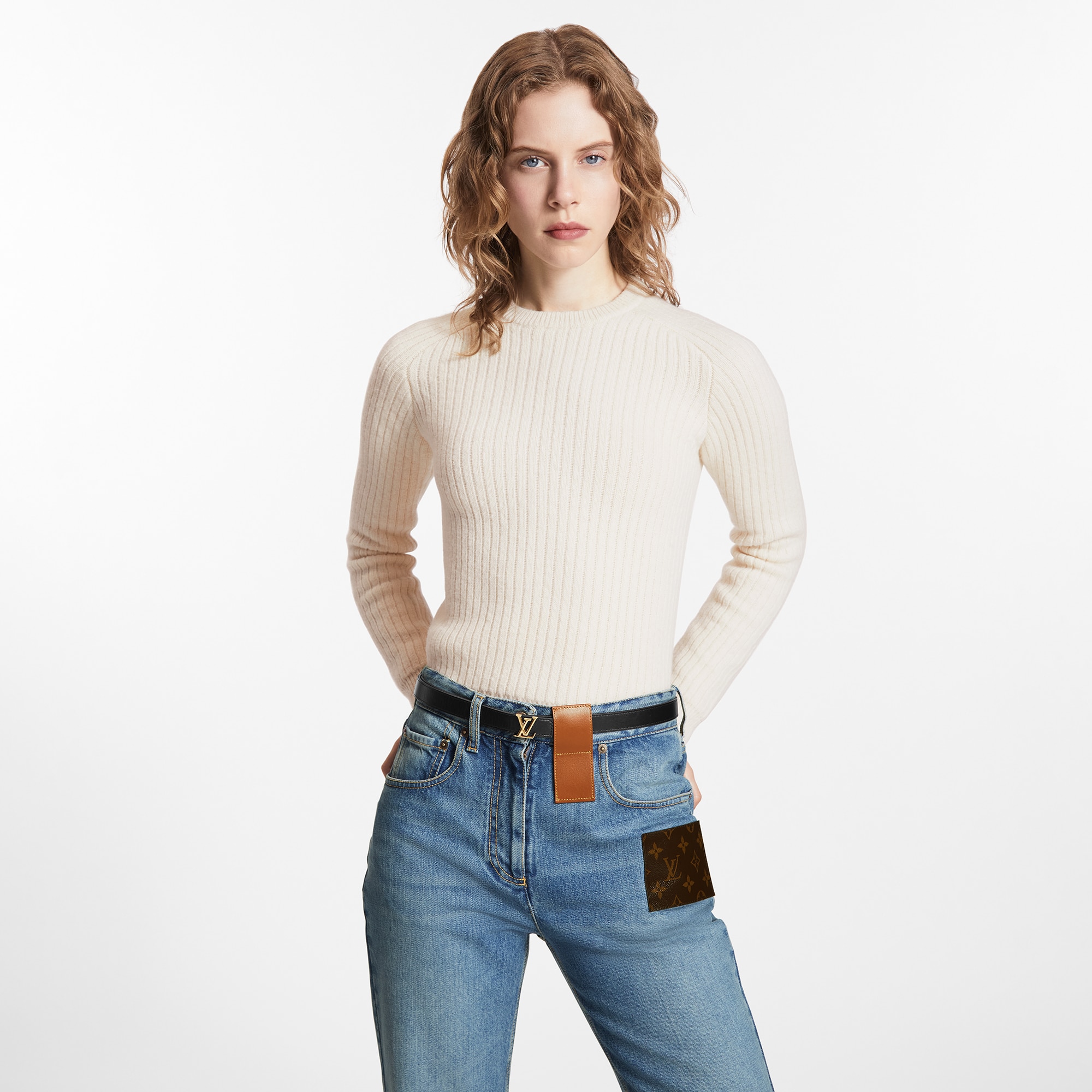 Cintura LV Iconic 20 mm reversibile Tela Monogram Donna Accessori Cinture | LOUIS VUITTON (Zoom prodotto)