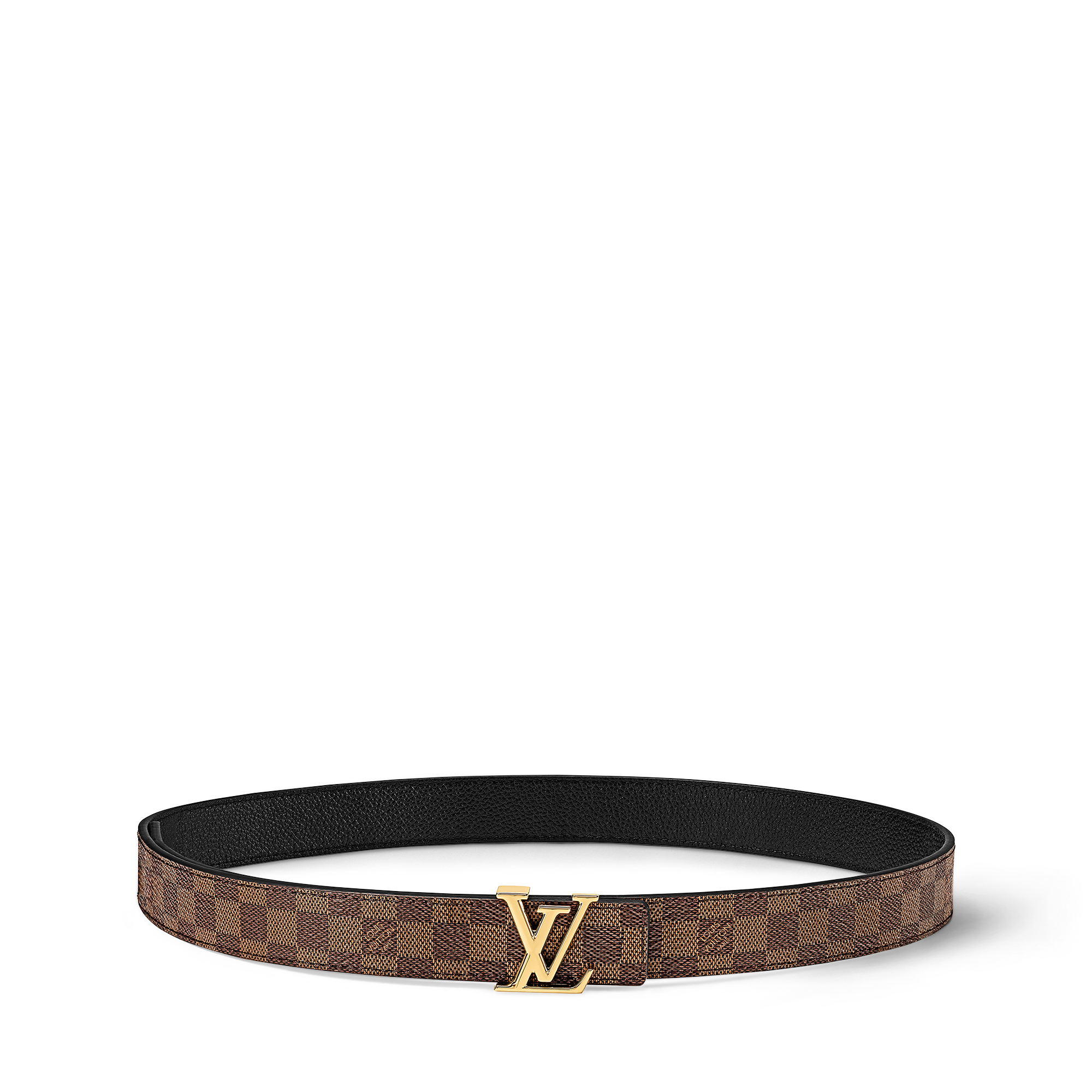 Cintura LV Iconic 25 mm reversibile Tela Damier Ébène Donna Accessori Novità | LOUIS VUITTON (Zoom prodotto)