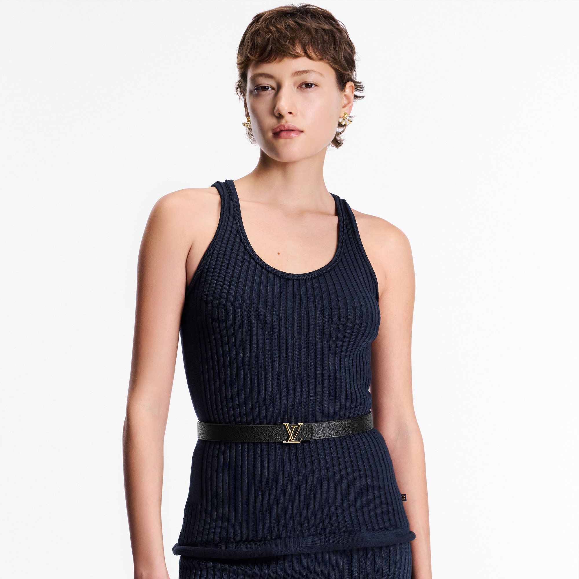 Cintura LV Iconic 25 mm reversibile Tela Monogram Regali Ramadan Gifts for Her } | LOUIS VUITTON (Zoom prodotto)