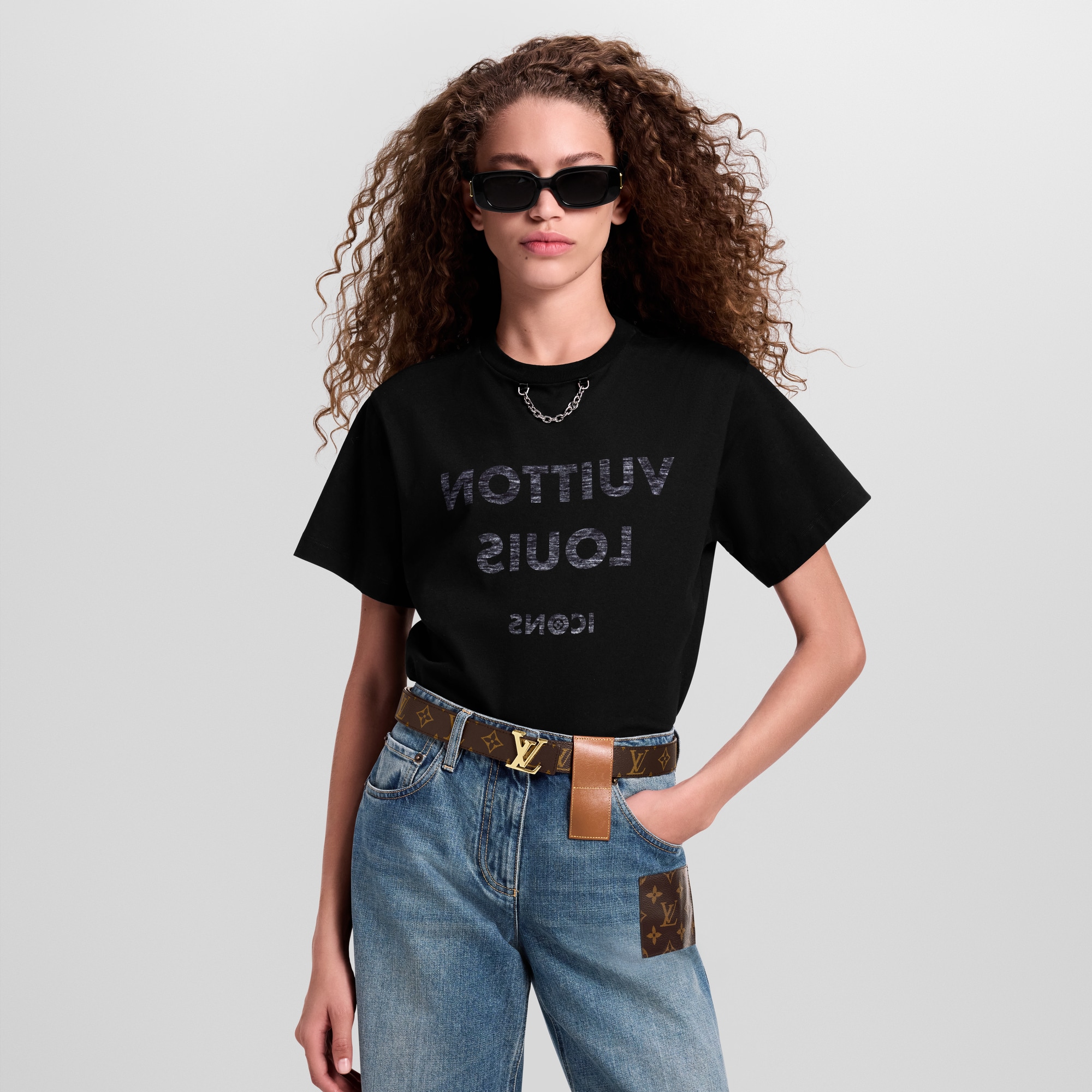 Cintura LV Initiales 30 mm reversibile Tela Monogram Donna Accessori Cinture | LOUIS VUITTON (Zoom prodotto)