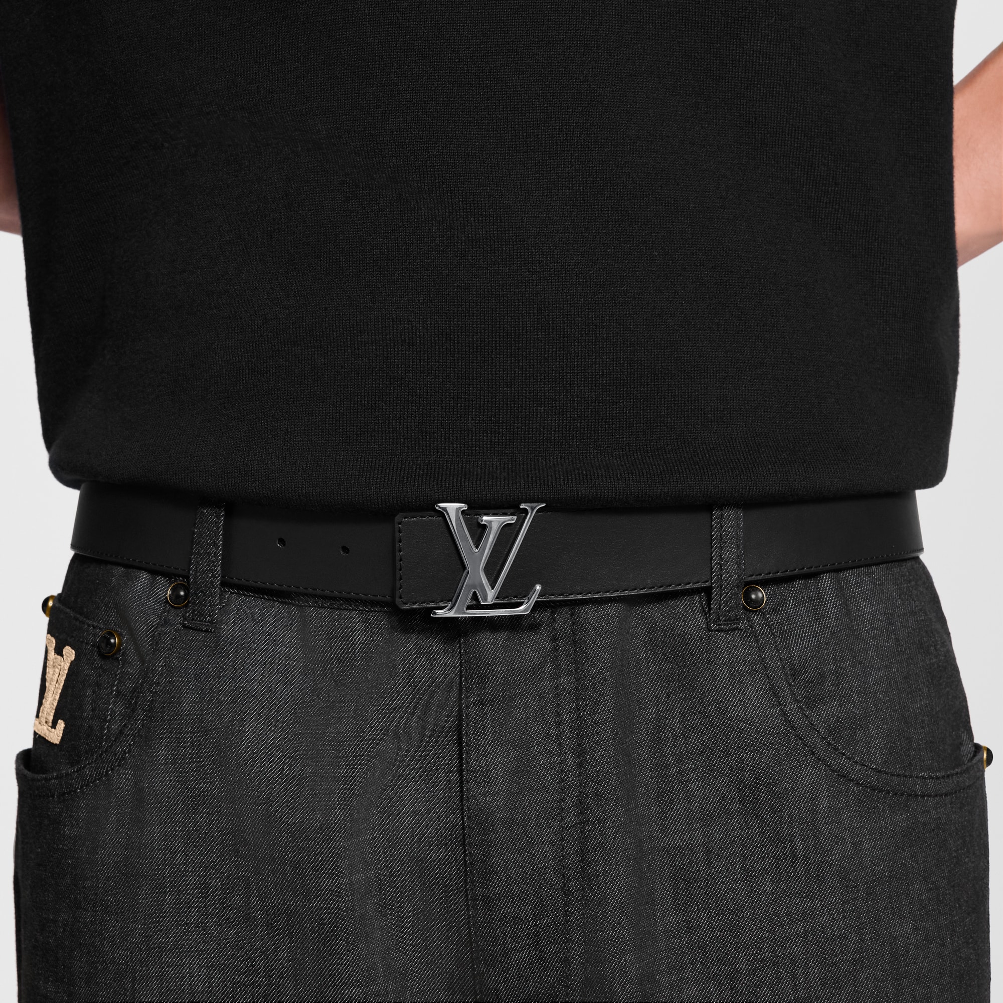 Cintura LV Initiales 35 mm reversibile  Uomo Accessori Cinture | LOUIS VUITTON (Zoom prodotto)