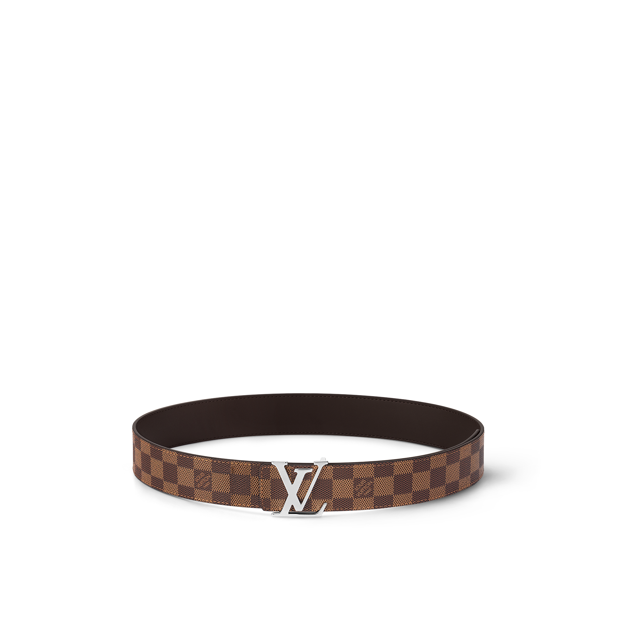 Cintura LV Initiales 40 mm reversibile Tela Damier Graphite Uomo Accessori Cinture | LOUIS VUITTON (Zoom prodotto)