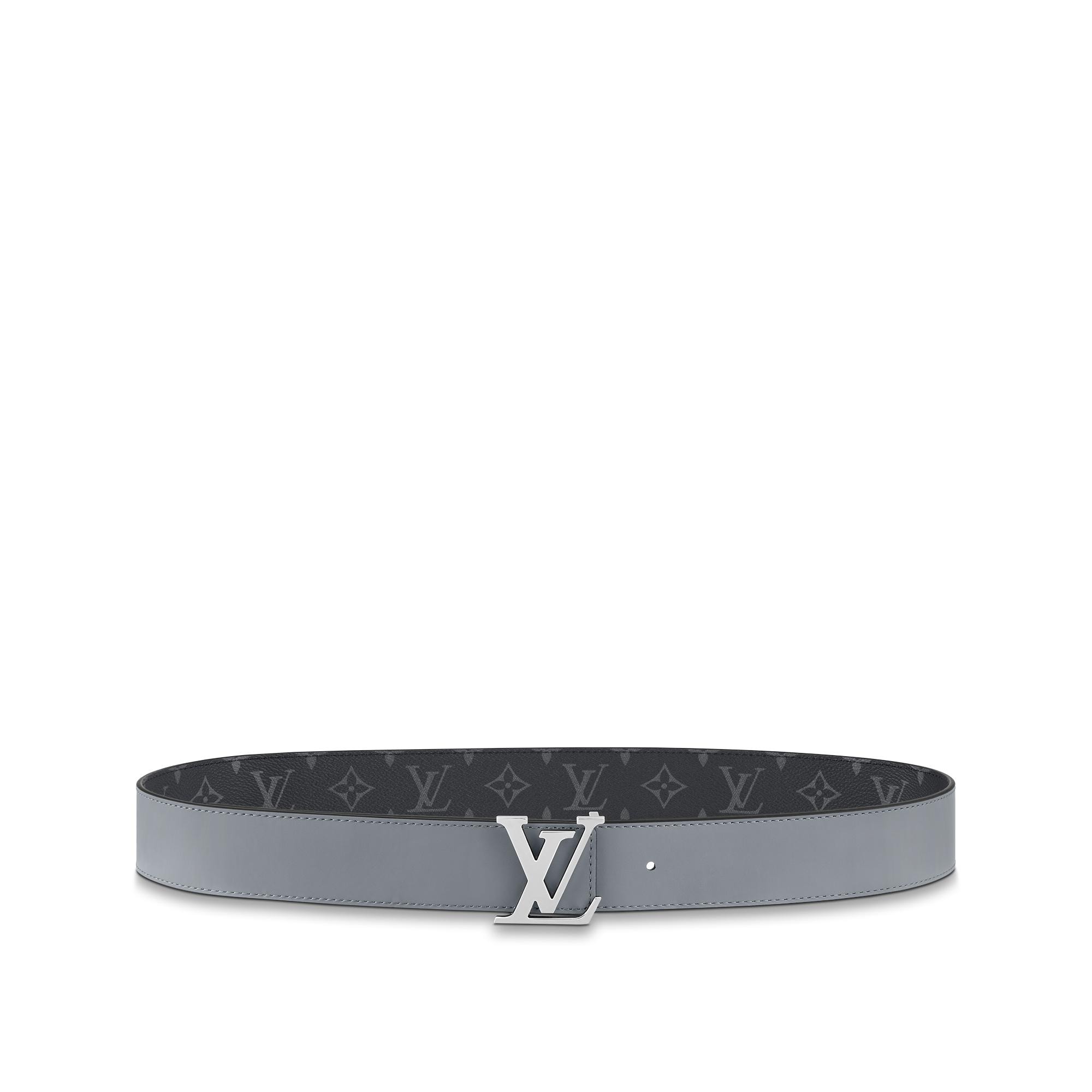 Cintura LV Initiales 40 mm reversibile Tela Monogram Eclipse Uomo Accessori Cinture | LOUIS VUITTON (Zoom prodotto)