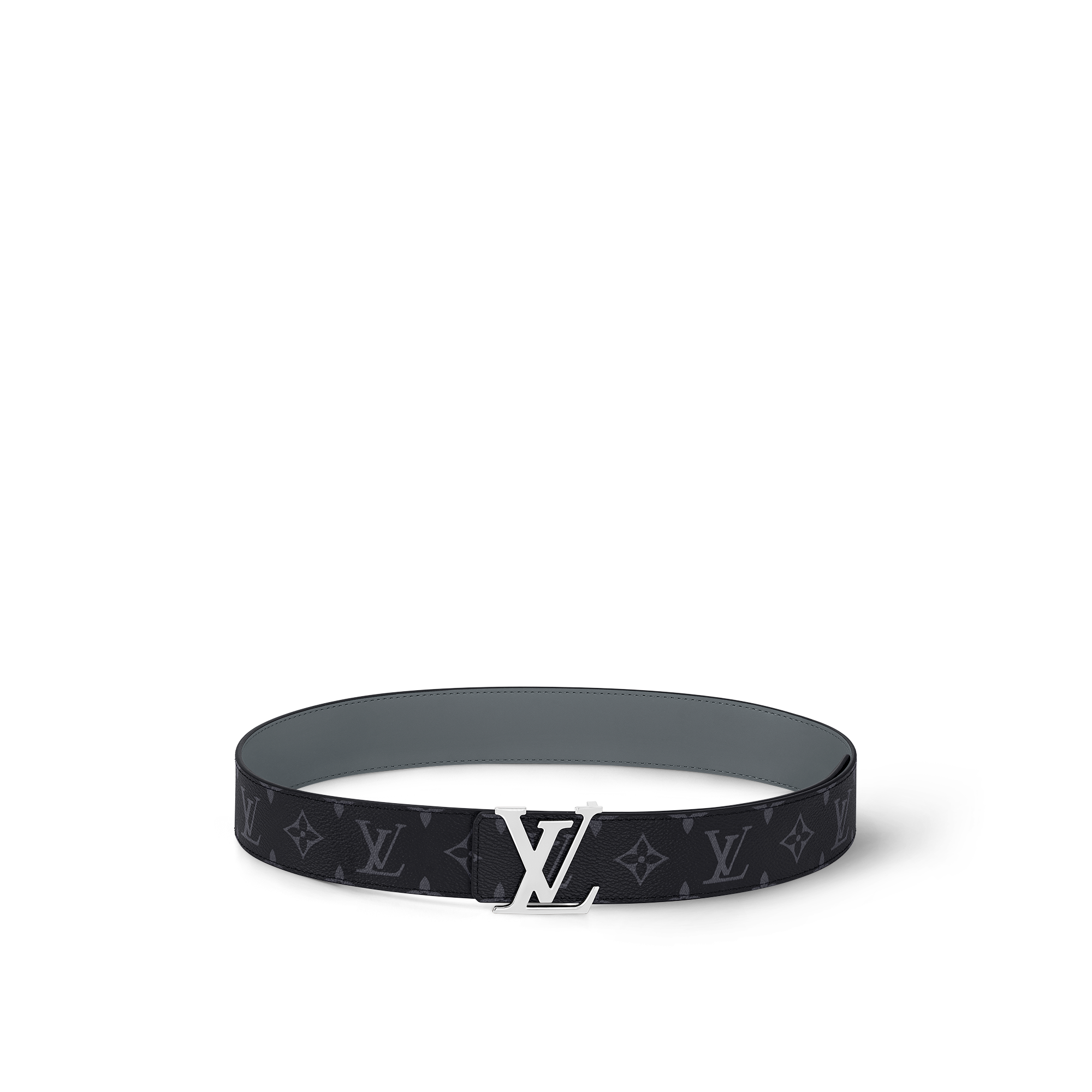 Cintura LV Initiales 40 mm reversibile Tela Monogram Eclipse Uomo Accessori Cinture | LOUIS VUITTON (Zoom prodotto)